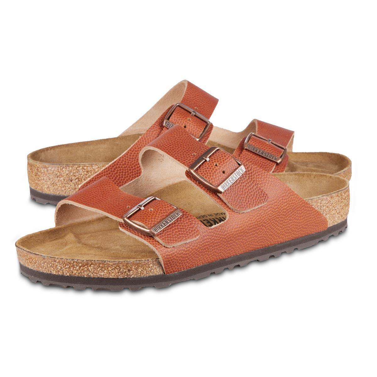 Birkenstock Men's Arizona Grip Horween Embossed Leather Sandals Product Image