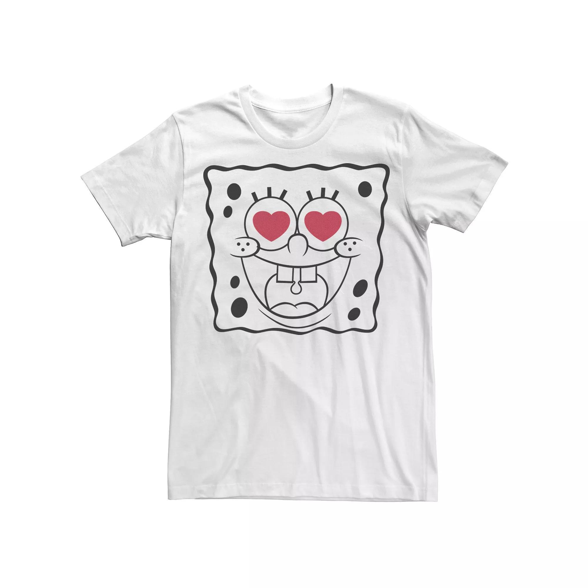 Men's Nickelodeon SpongeBob SquarePants Heart Eyes Graphic Tee,  Product Image