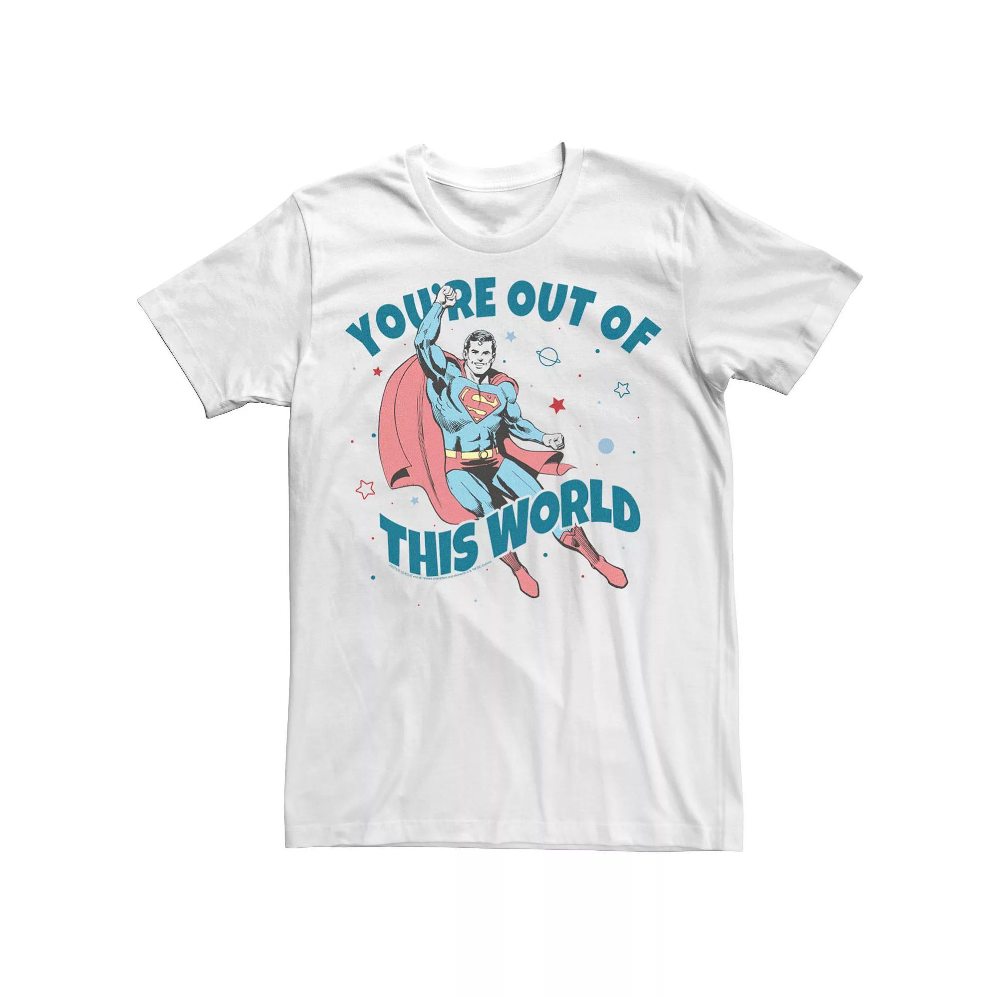 Men's DC Comics Superman "You're Out Of This World" Tee,  Product Image