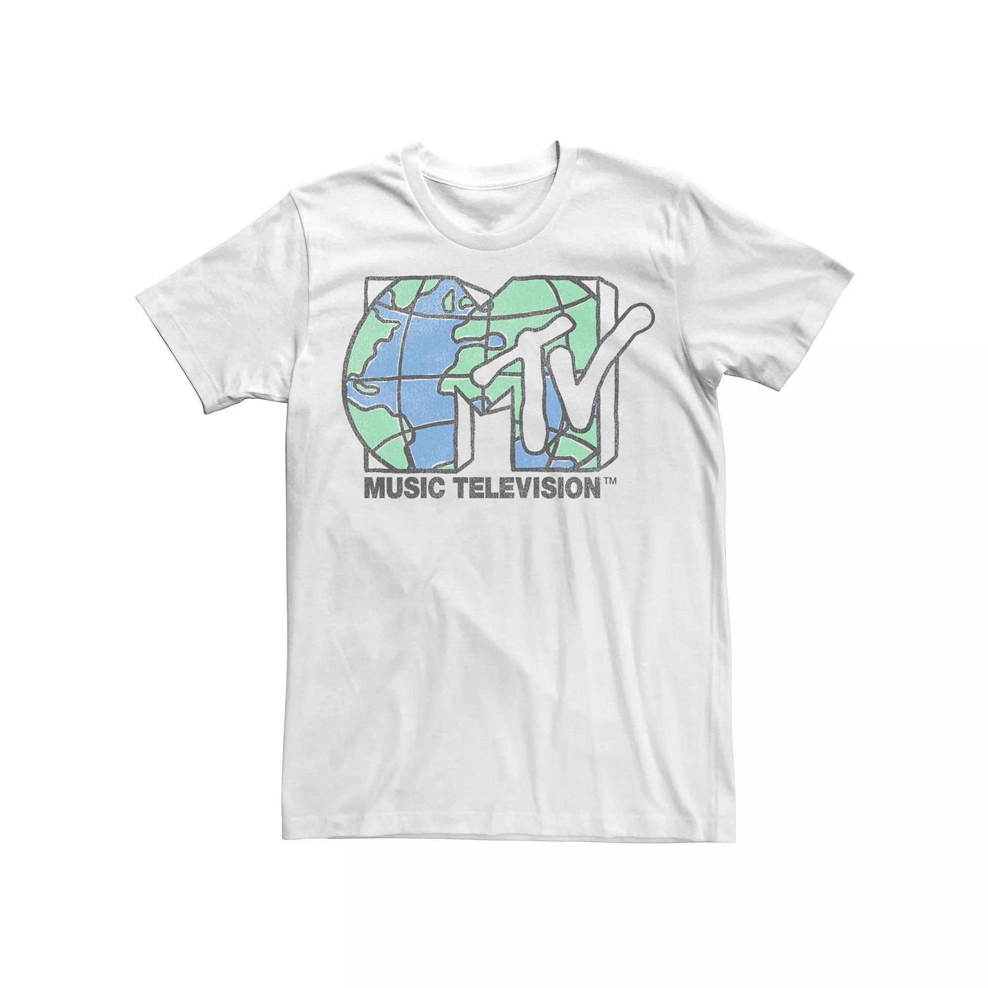 Men's MTV World Print Logo Graphic Tee,  Product Image