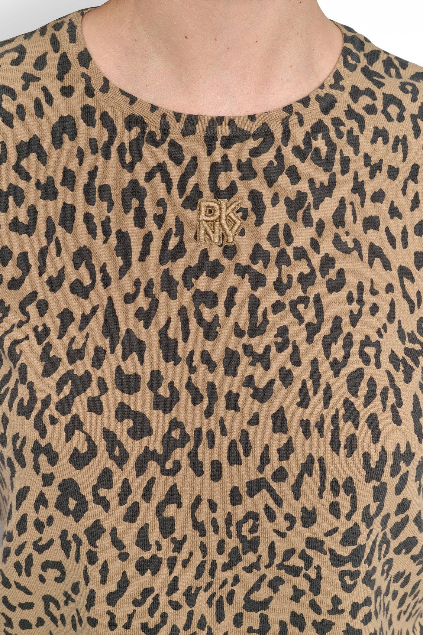 CHEETAH PRINT SWEATER TEE Product Image