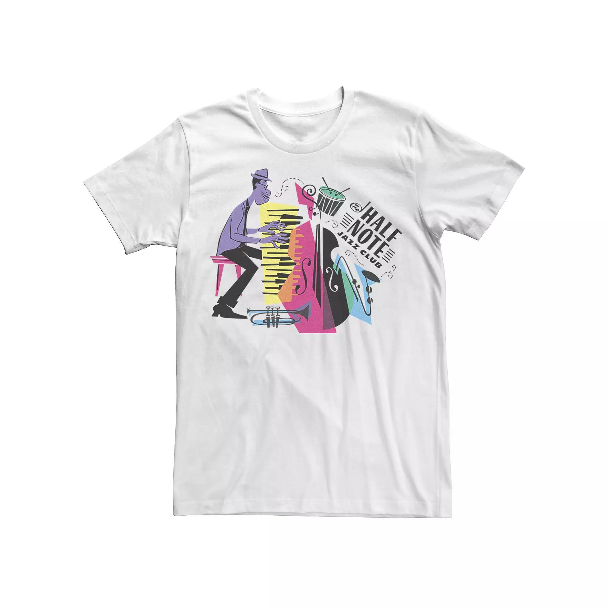 Big & Tall Disney / Pixar Soul Half Note Jazz Club Collage Logo Tee, Men's,  Product Image