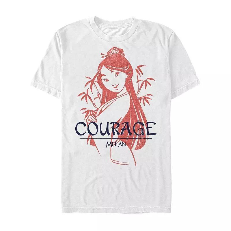 Men's Disney's Mulan Warrior Tee, Size: XL, White Product Image