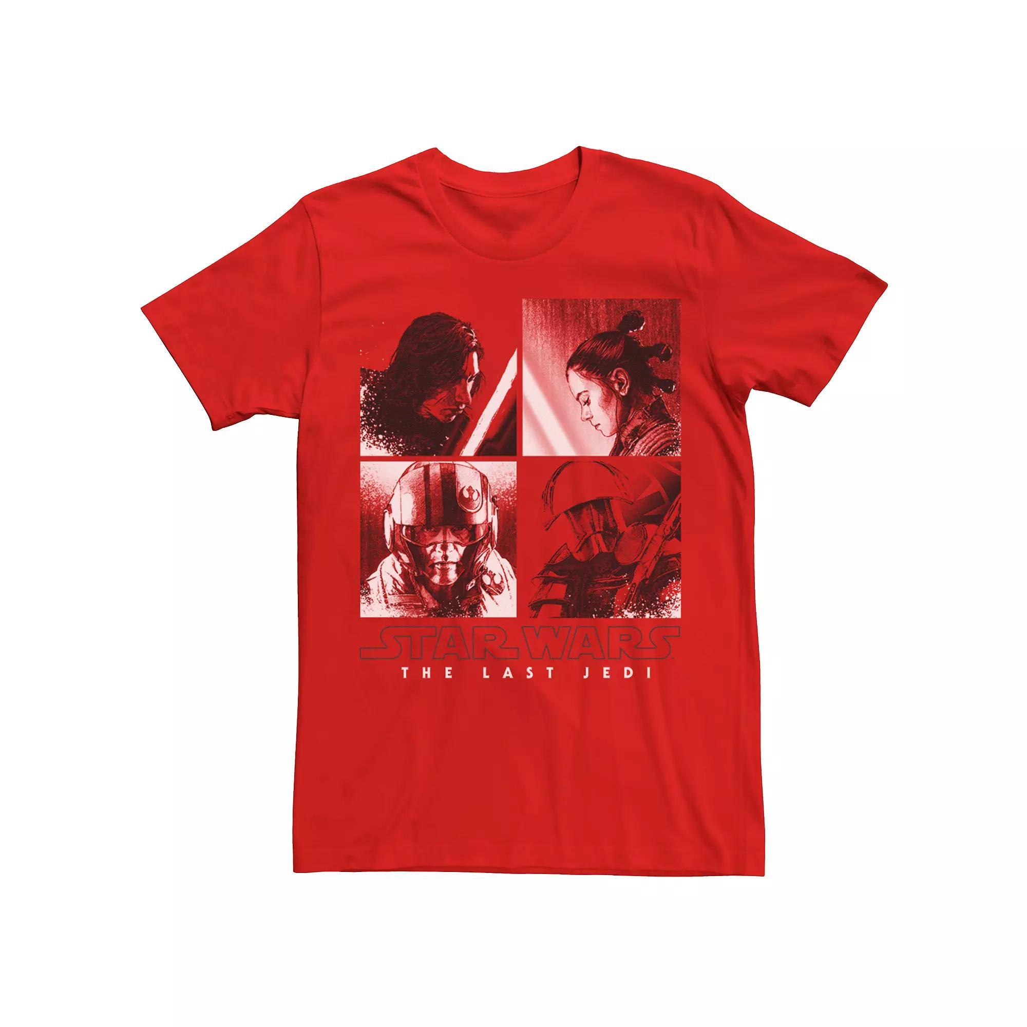 Men's Star Wars The Last Jedi 4-Panel Tonal Tee,  Product Image