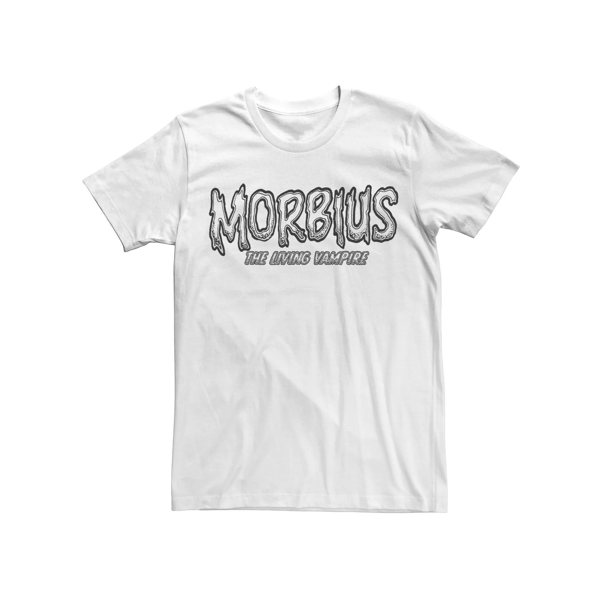 Men's Marvel Morbius The Living Vampire Logo Tee, Size: 3XL, White Product Image