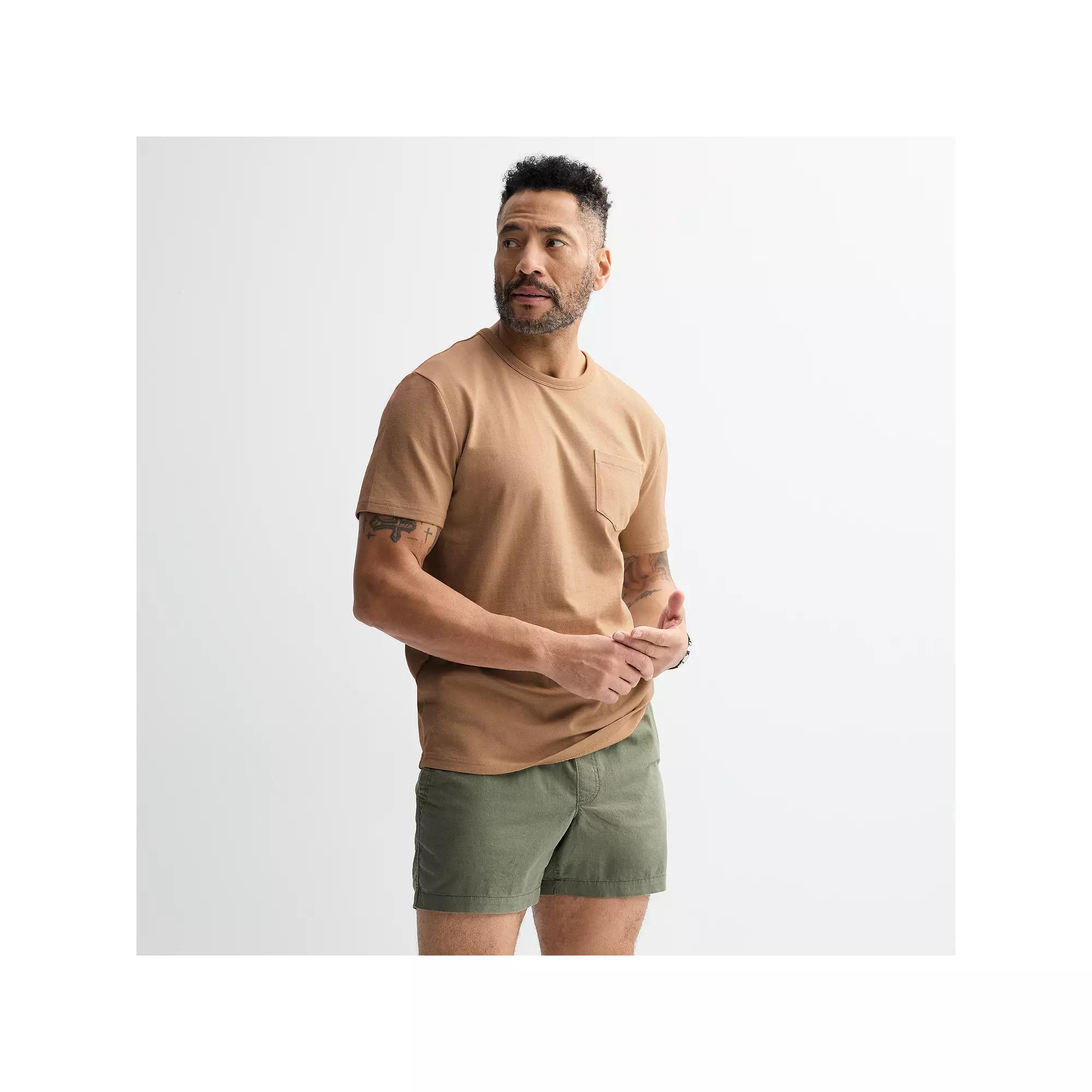 Men's Sonoma Goods For Life® Crewneck Short Sleeve Heavy Weight T-Shirt, Size: Large, Green Product Image