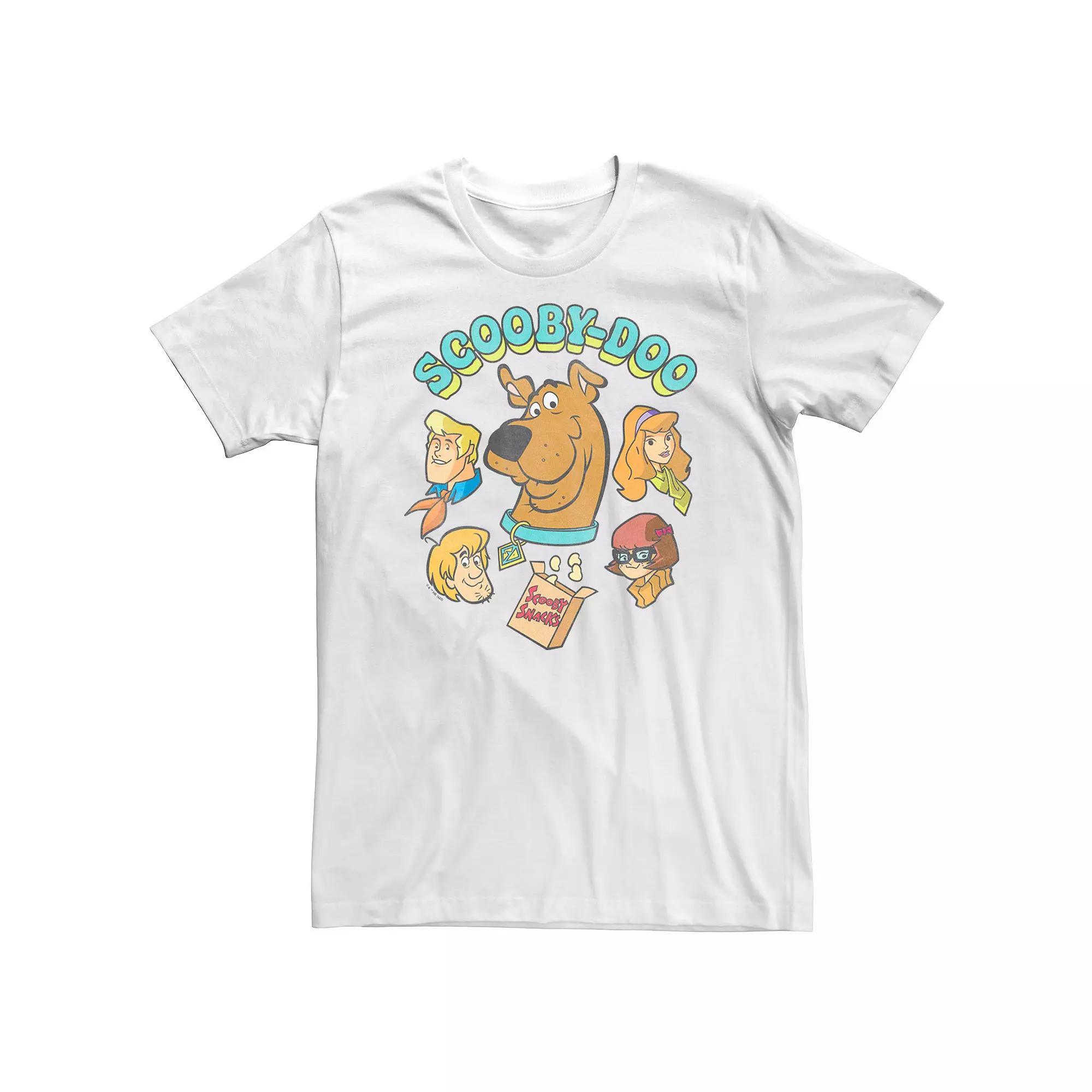 Big & Tall Scooby-Doo Mystery Incorporated Gang Scooby Snacks Tee, Men's, Size: 5XL, White Product Image