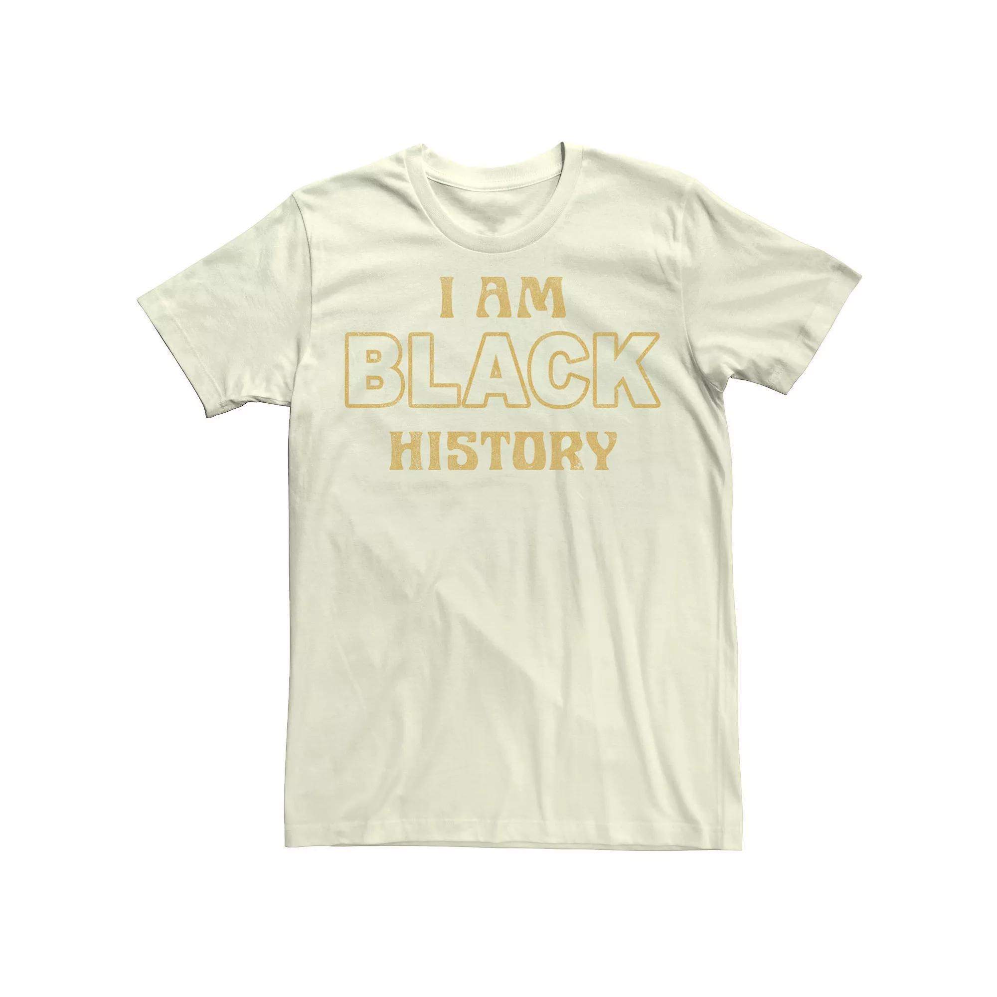 Men's I Am Black History Text Tee,  Product Image