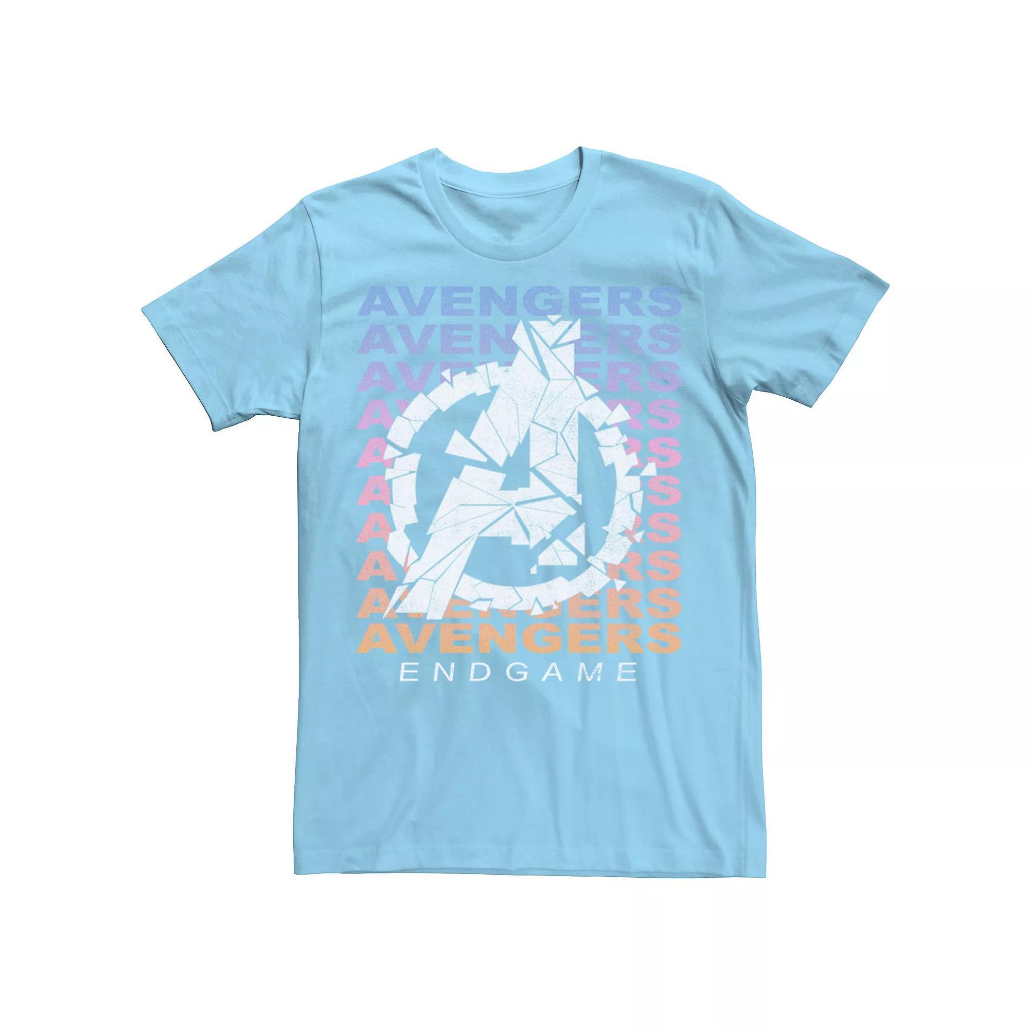 Men's Marvel Avengers: Endgame Gradient Logo Shatter Tee,  Product Image
