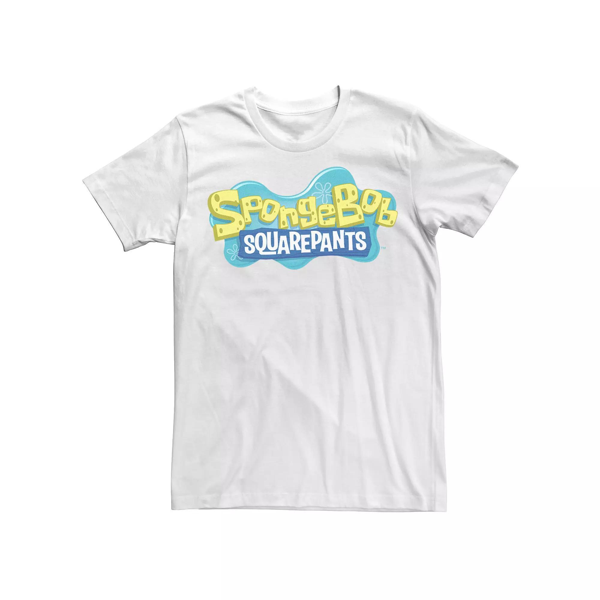 Men's SpongeBob Squarpants Sponge Logo Tee,  Product Image