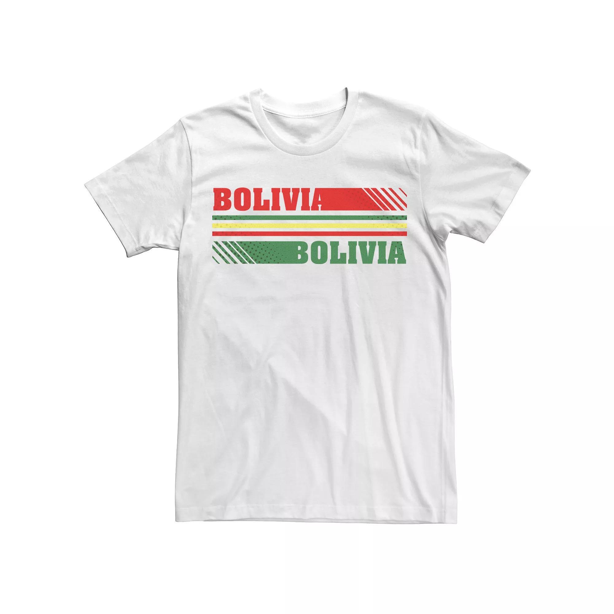 Men's Gonzales Bolivia Colorful Word Stack Tee,  Product Image