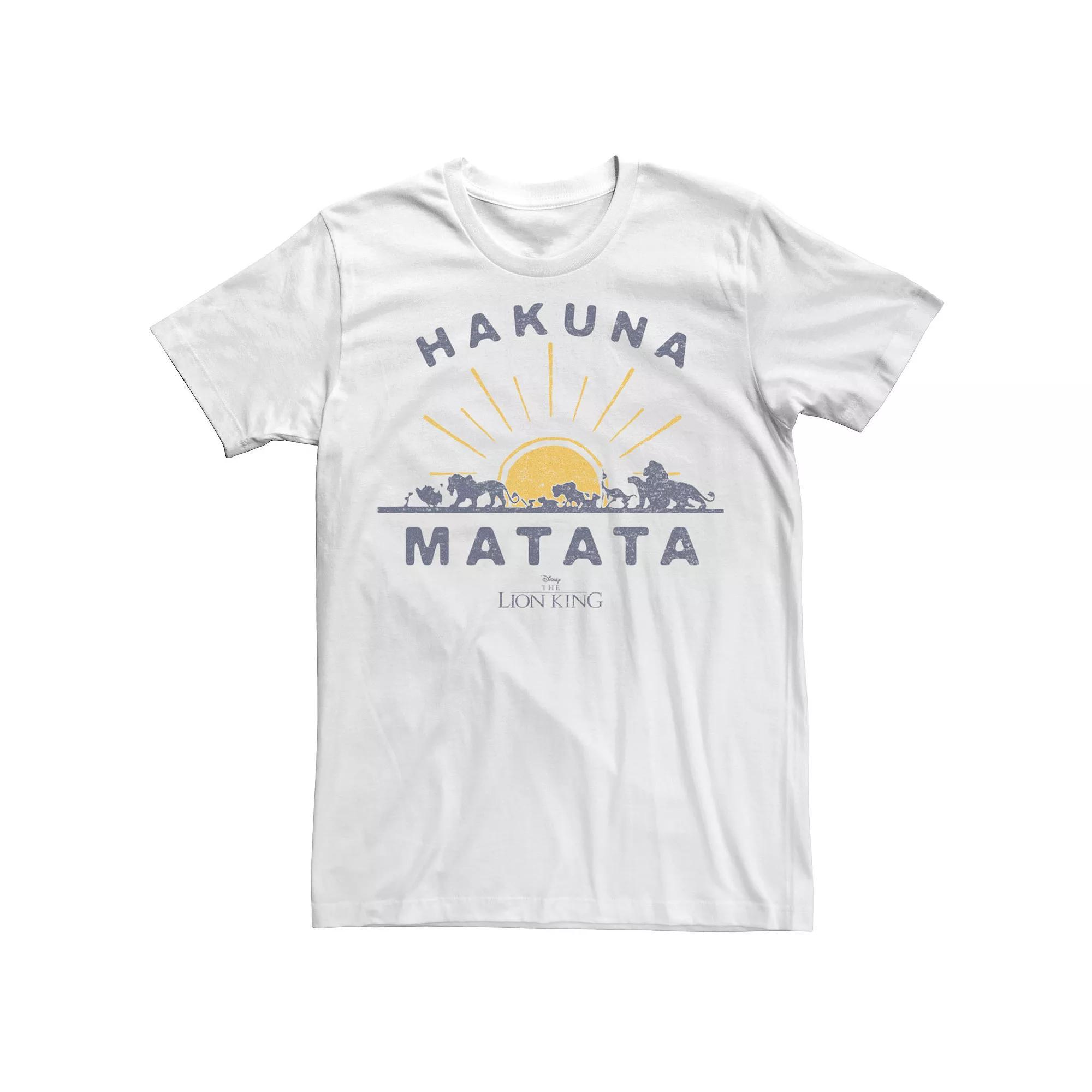 Disney's The Lion King Hakuna Matata Sunrise Horizon Men's Tee,  Product Image