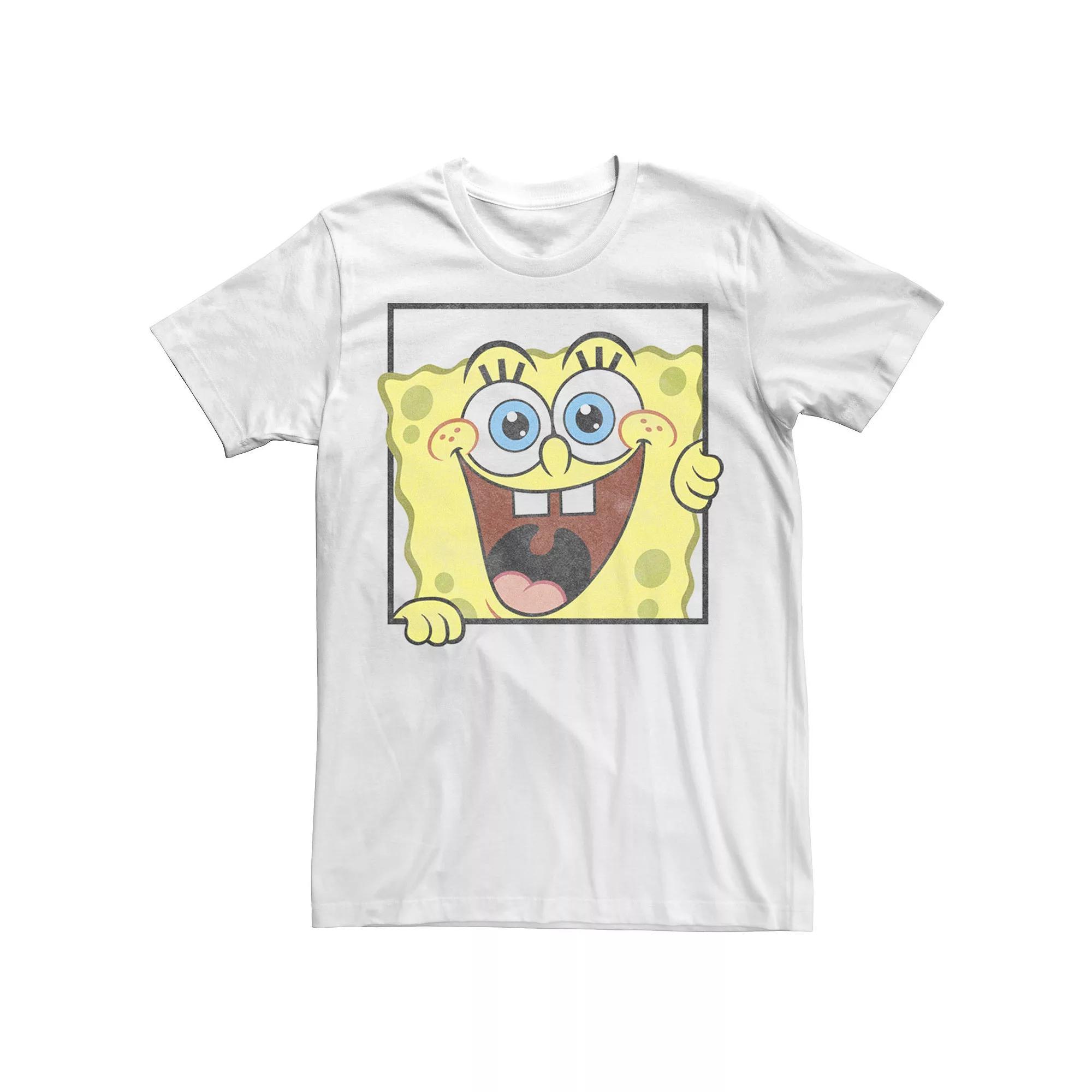 Big & Tall SpongeBob Squarepants Peek A Bob Tee, Men's,  Product Image