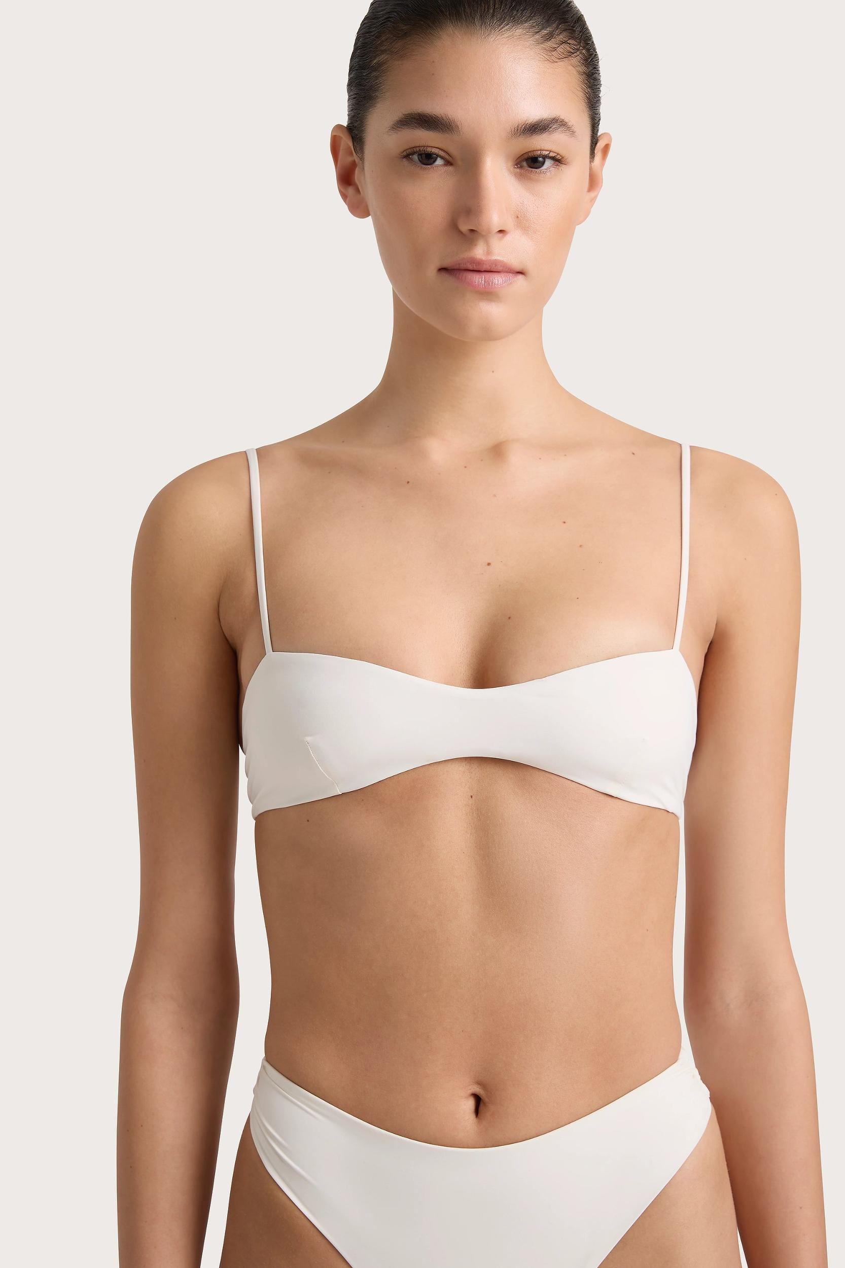 Emily Bikini Top White - Final Sale Product Image