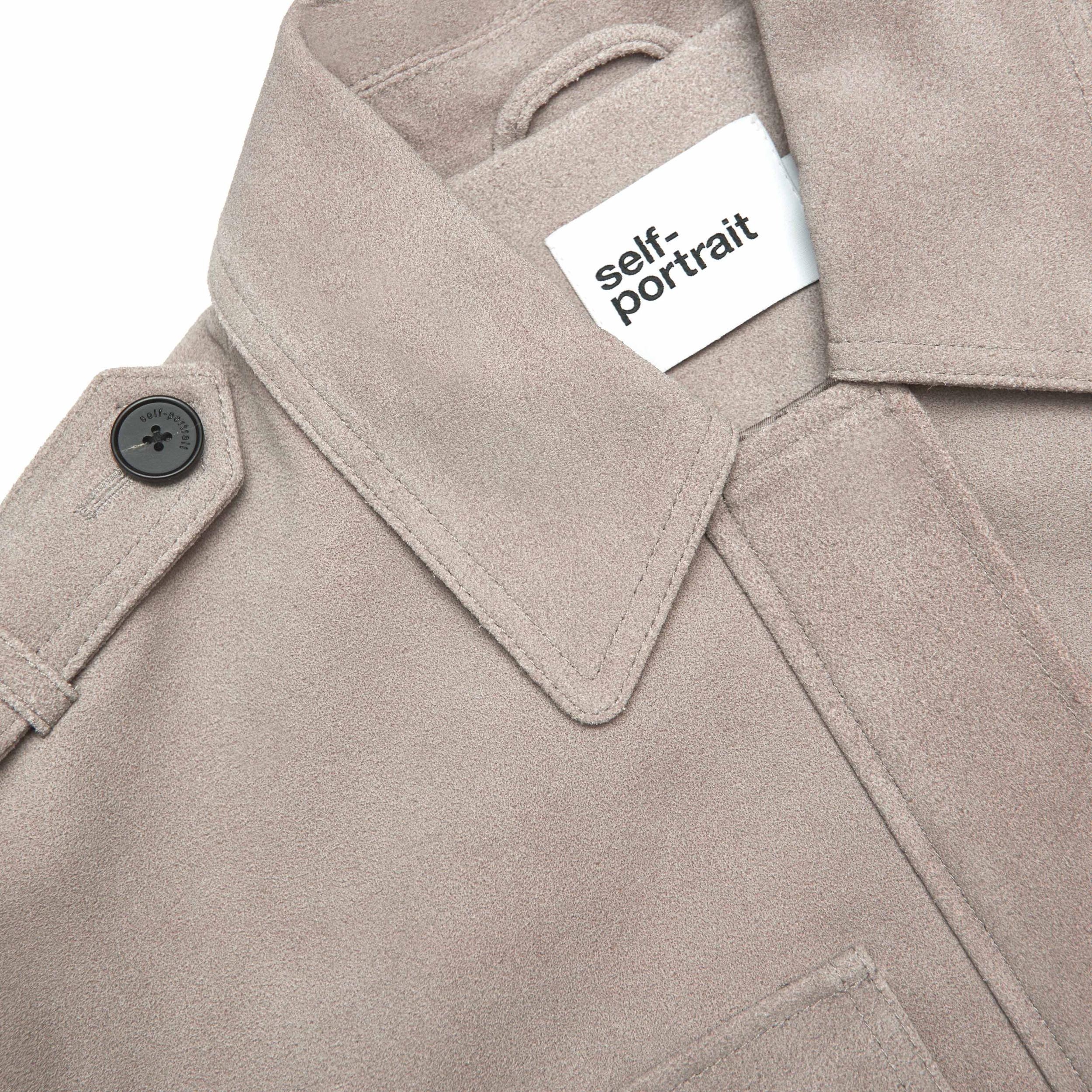 Grey Suede Jacket Product Image