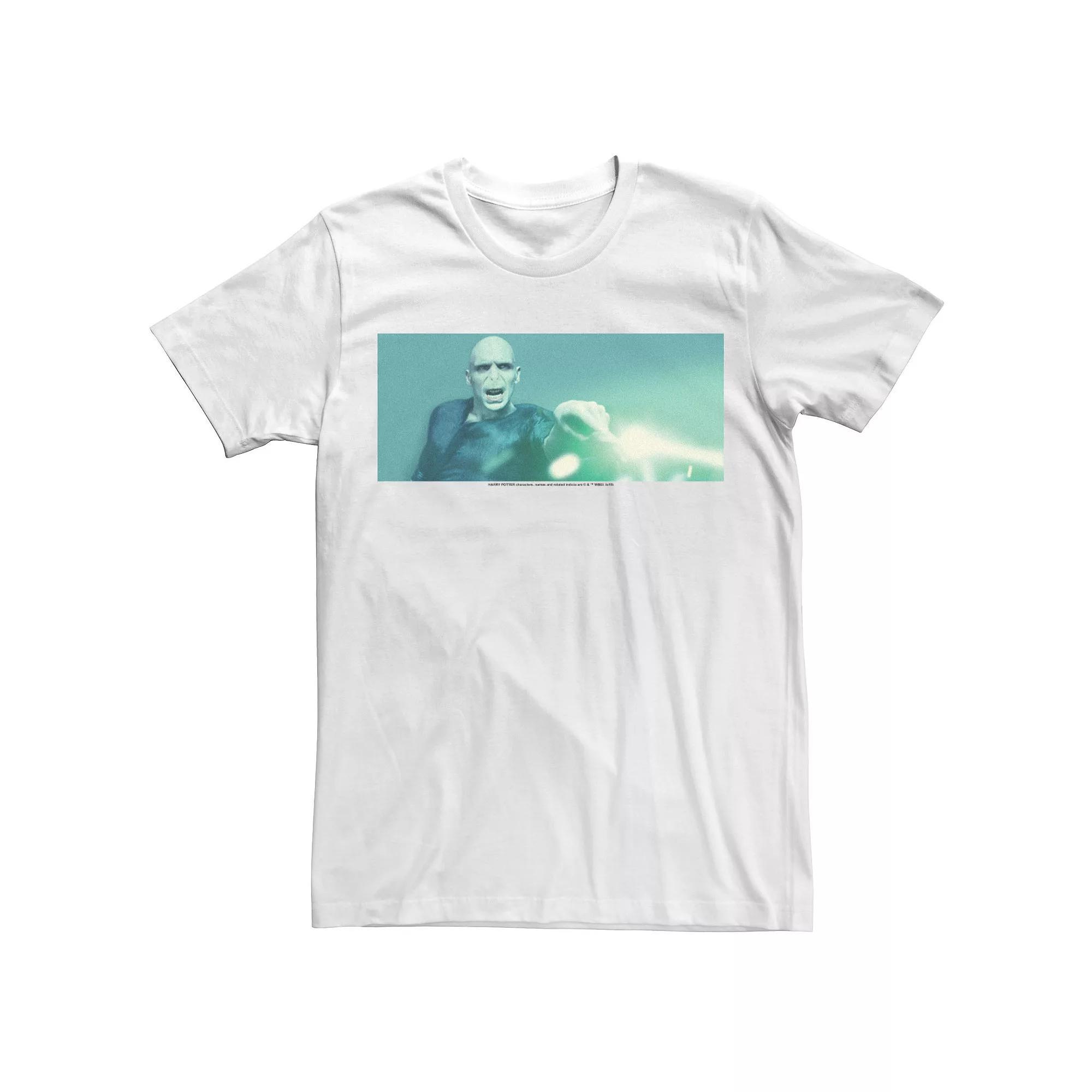 Men's Harry Potter Lord Voldemort Casting Spell Poster Tee,  Product Image