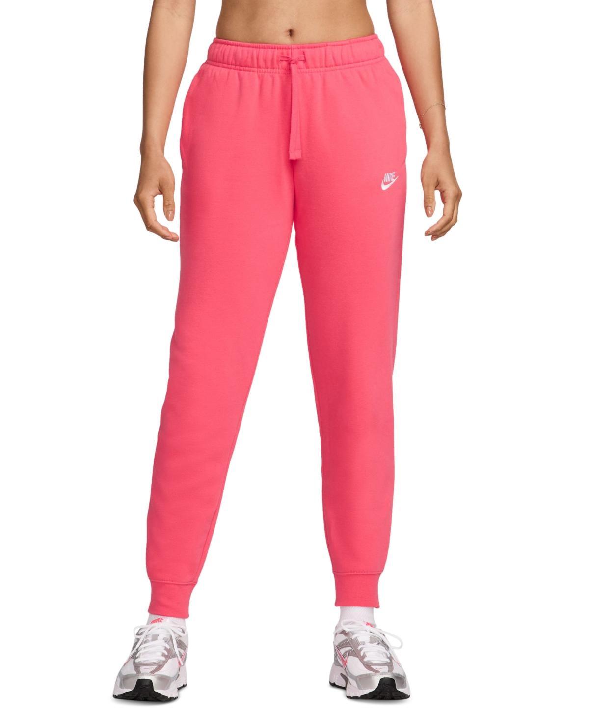 Women's Nike Sportswear Club Fleece Midrise Joggers, Size: XL, Sandrift Product Image