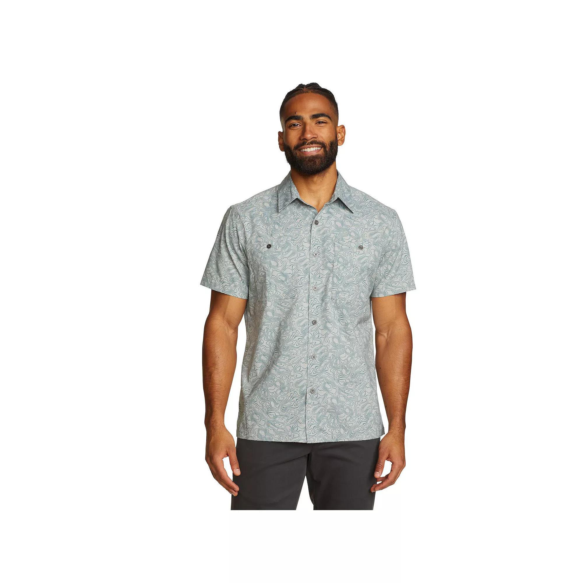 Men's Eddie Bauer Short Sleeve Rainier 3.0 Print Shirt,  Product Image