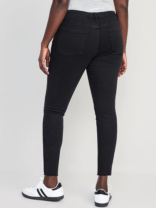 Mid-Rise Rockstar Super-Skinny Ankle Jeans Product Image