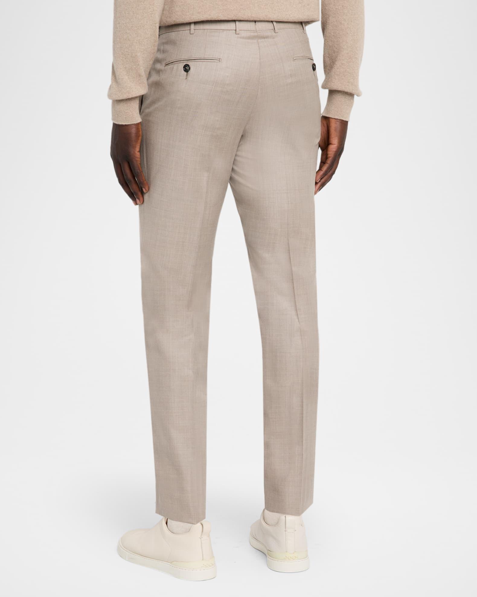 Men's Cavalry Twill Sharkskin Flat-Front Trousers Product Image