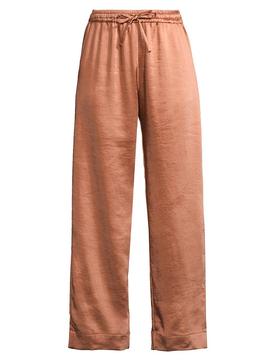 Womens Garcia Elasticized Satin Pants Product Image