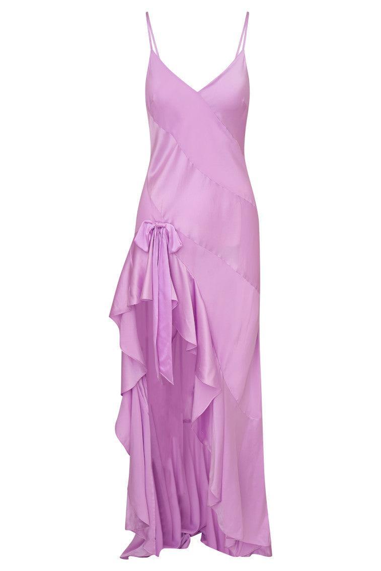 Mallee Satin Asymmetrical Dress Product Image