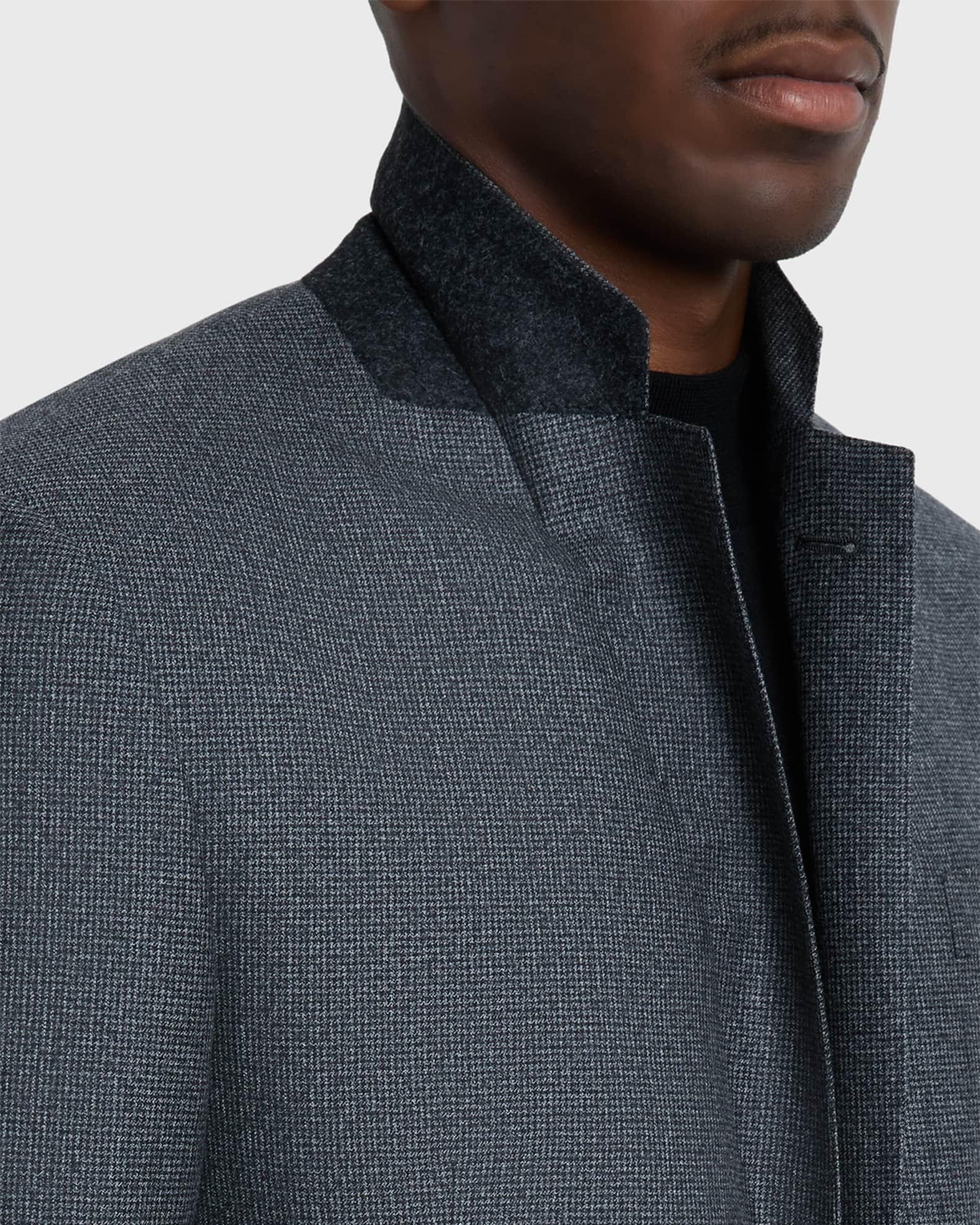 Men's Wool Micro-Houndstooth Two-Piece Suit Product Image