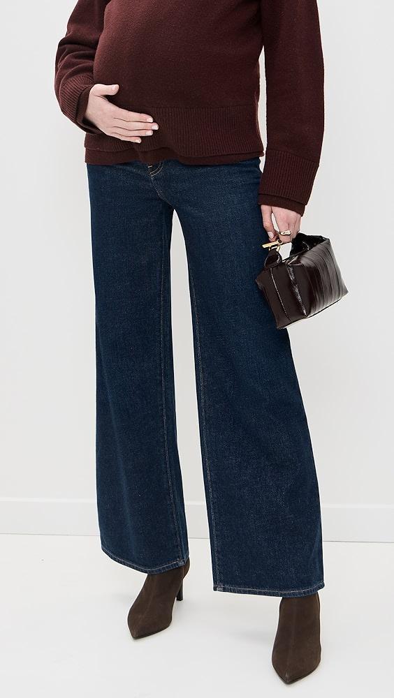 HATCH The Wide Leg Maternity Jeans | Shopbop Product Image