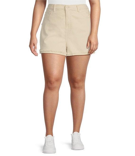 Good American Plus Size Good 90s Mid Rise Shorts Product Image
