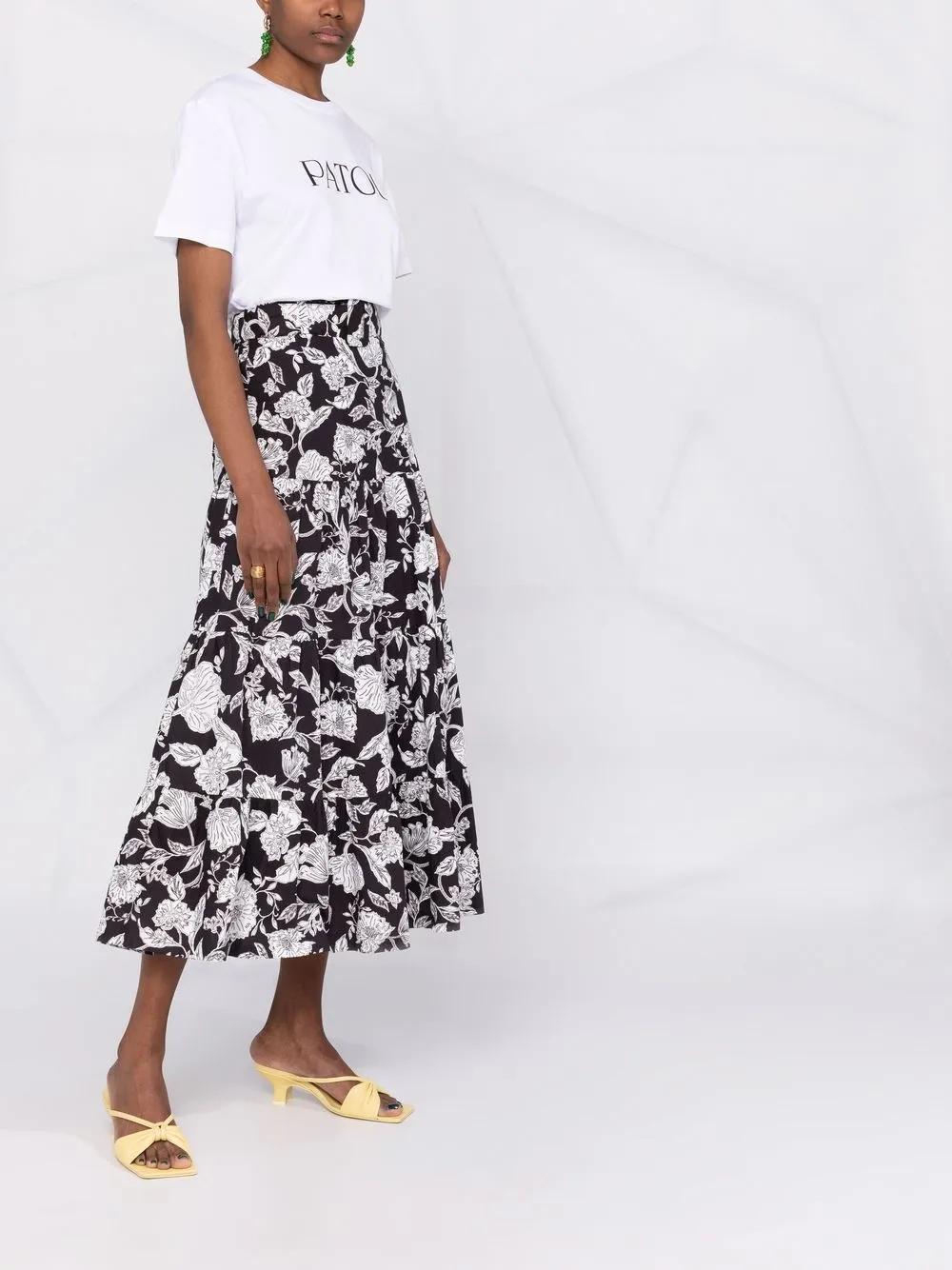 logo-print organic-cotton T-shirt Product Image