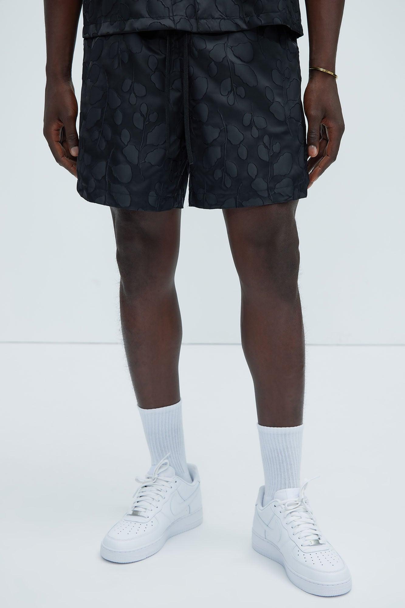 Fenno Jacquard Shorts - Black Product Image