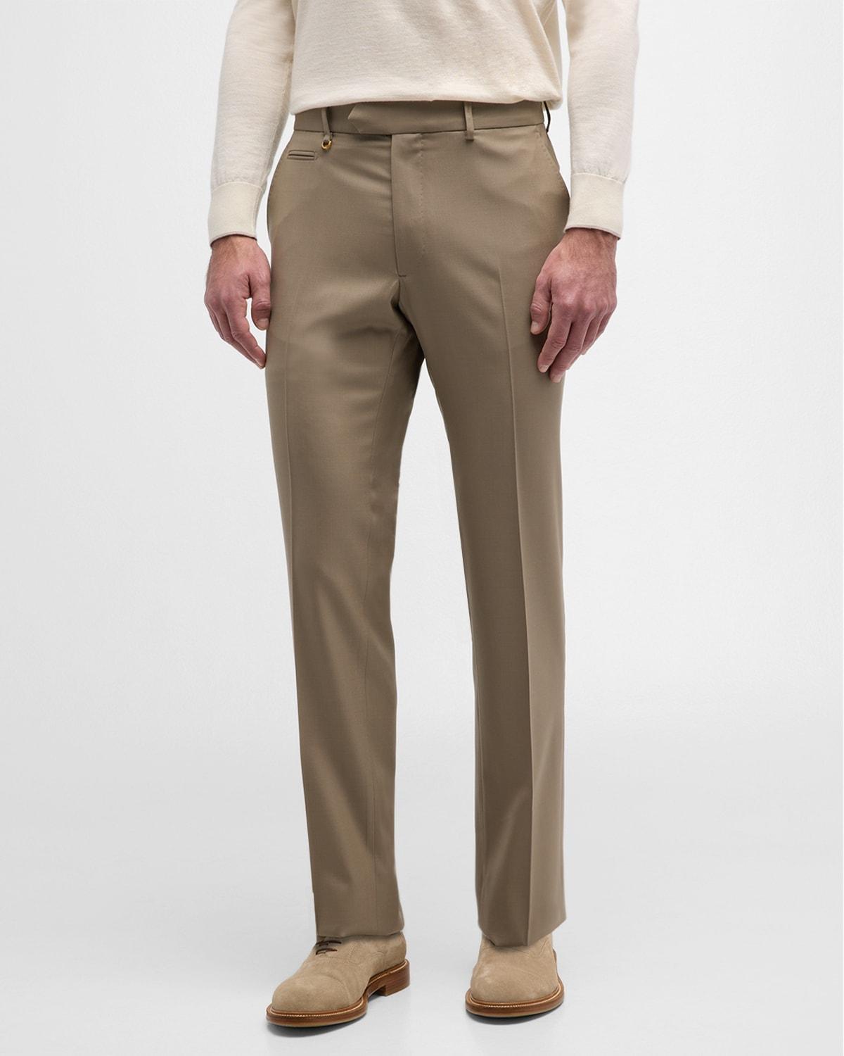 Men's Wool Trousers  Product Image