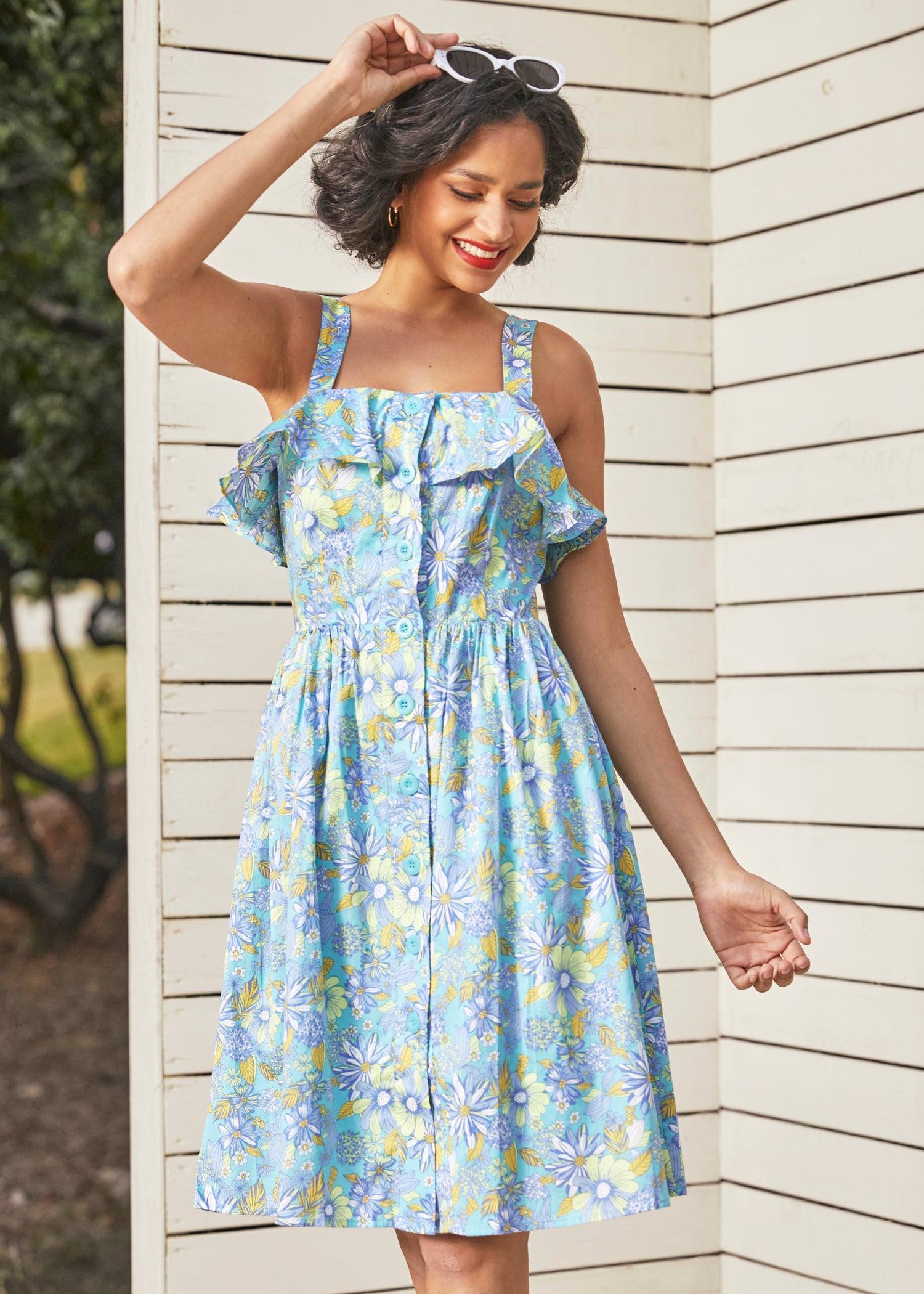 Beckoning The Berkshires Fit and Flare Dress Product Image