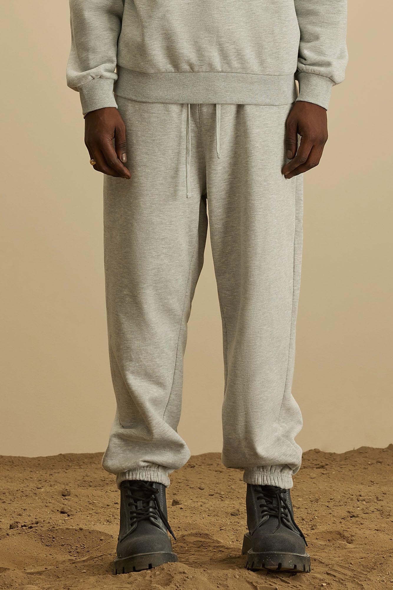 Tyson Relaxed Gusset Jogger - Heather Grey Product Image