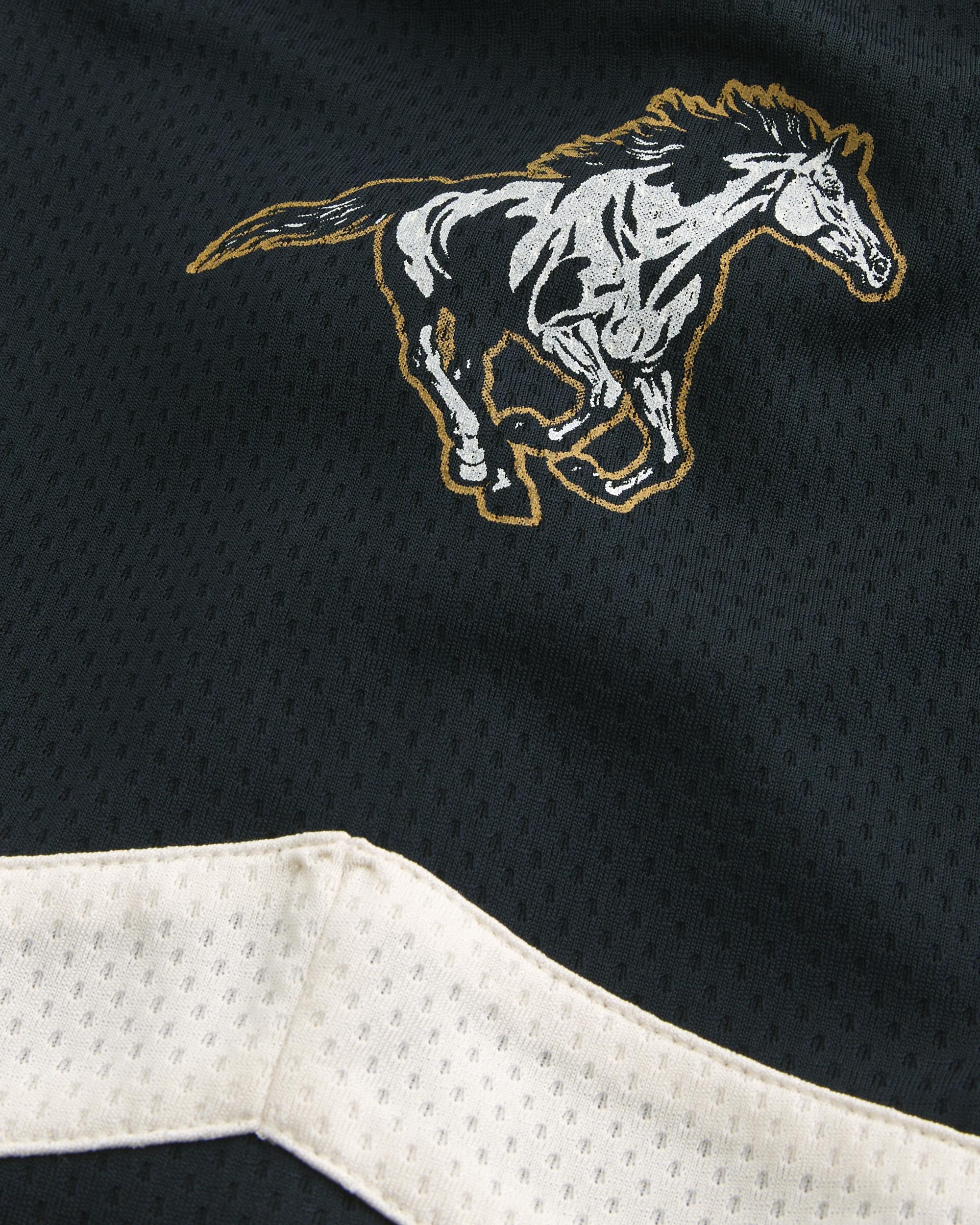 Baggy Westside Mustangs Graphic Hockey Jersey Product Image