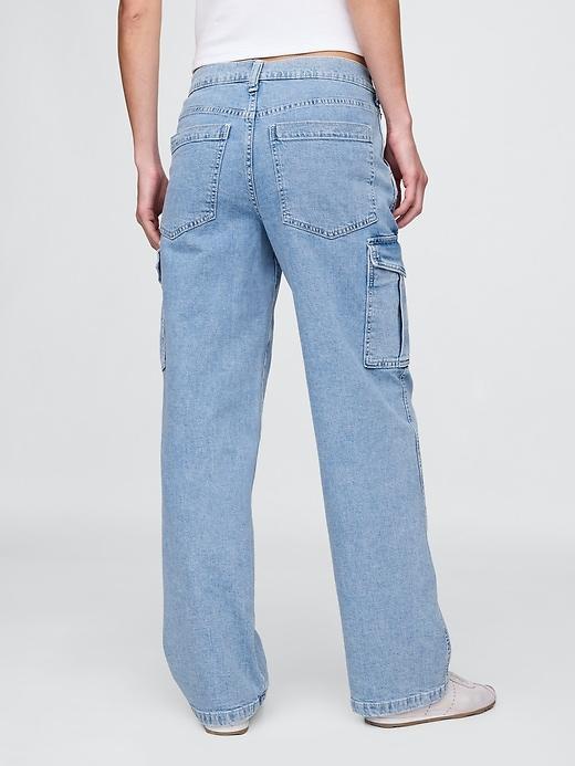 Mid Rise '90s Loose Pinstripe Carpenter Jeans Product Image