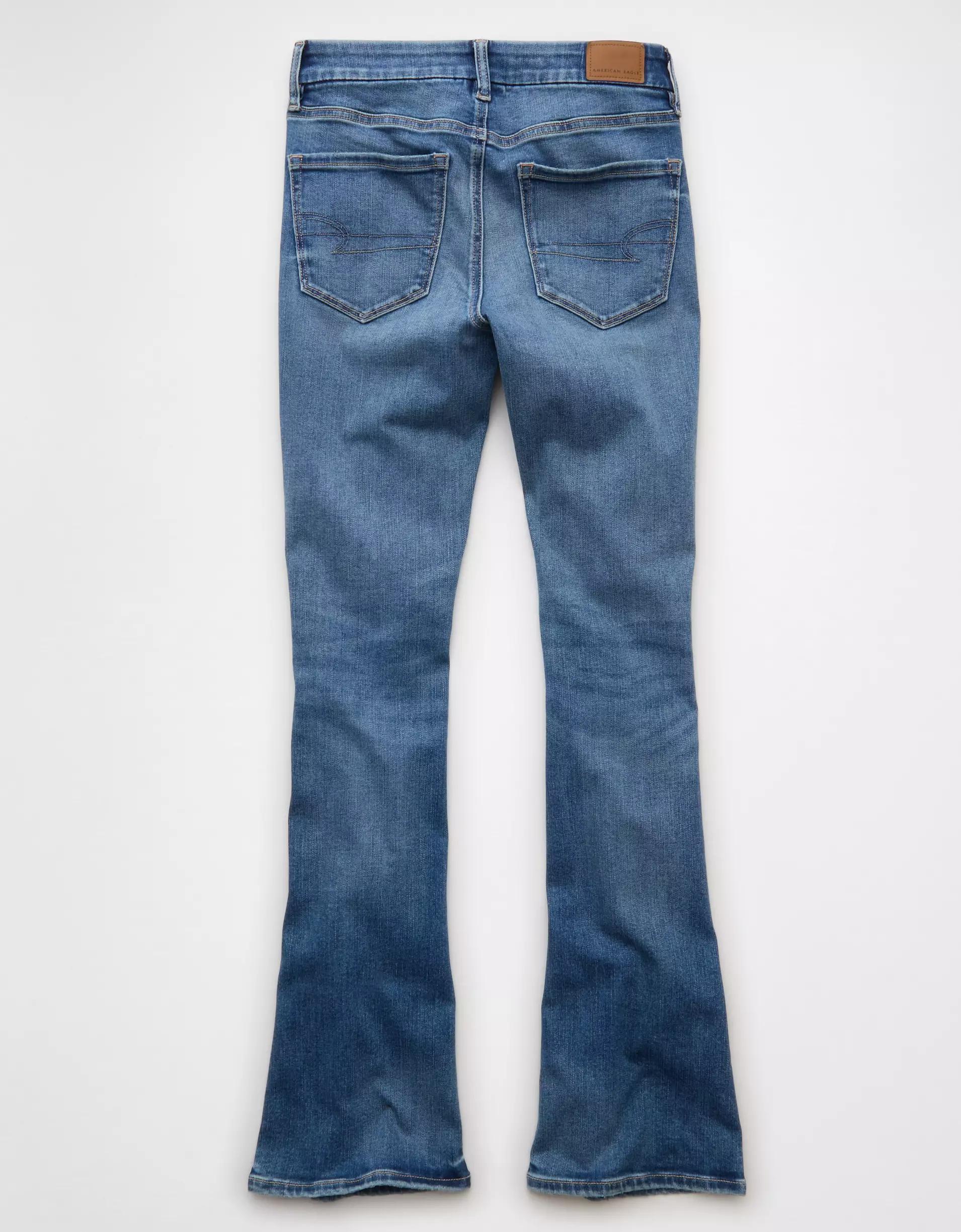 AE Next Level Curvy Ripped High-Waisted Skinny Kick Jean Product Image