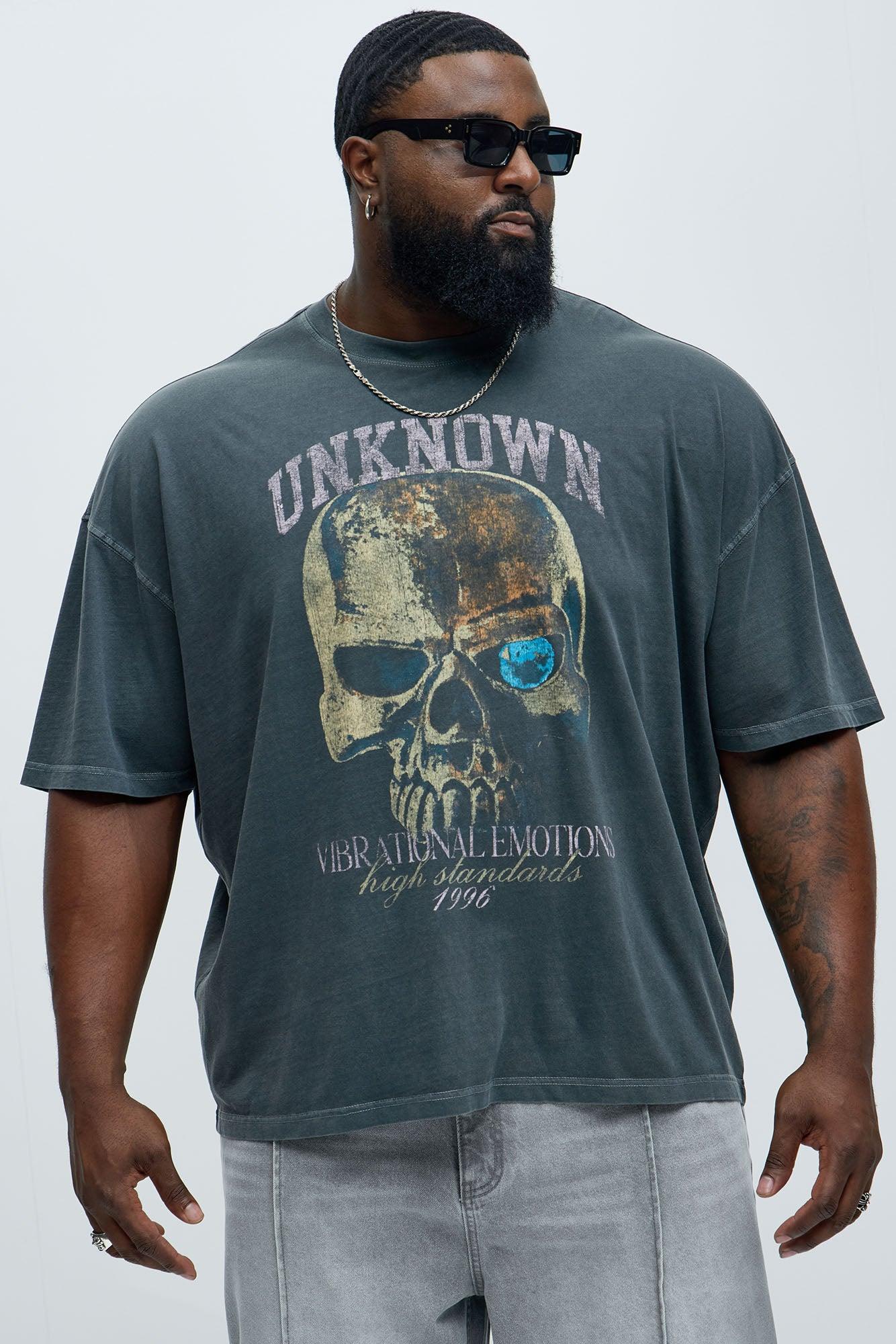 Unknown High Standards Oversized Short Sleeve Tee - Grey Product Image