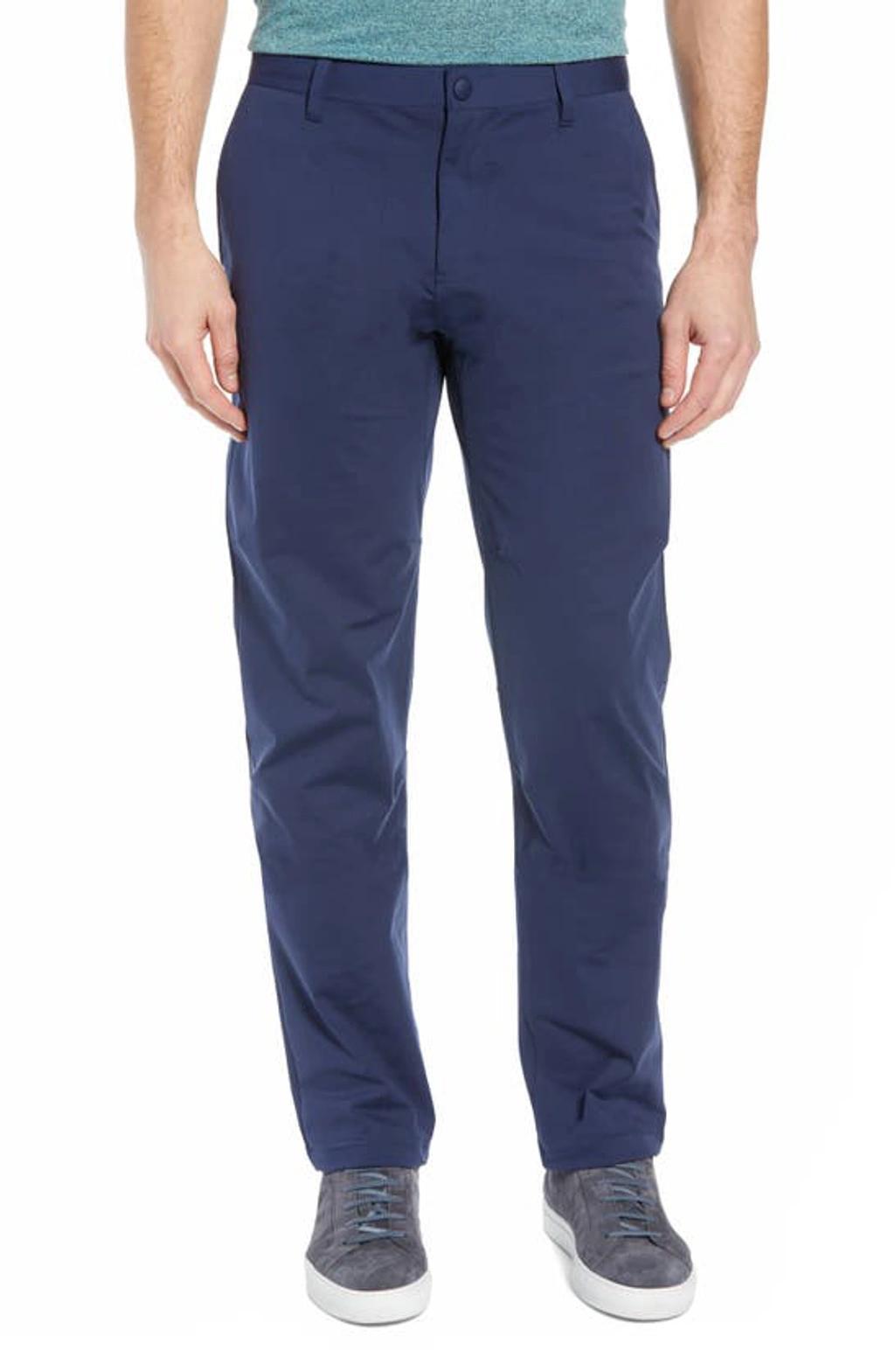 RHONE Commuter Straight Fit Pants In Navy Product Image