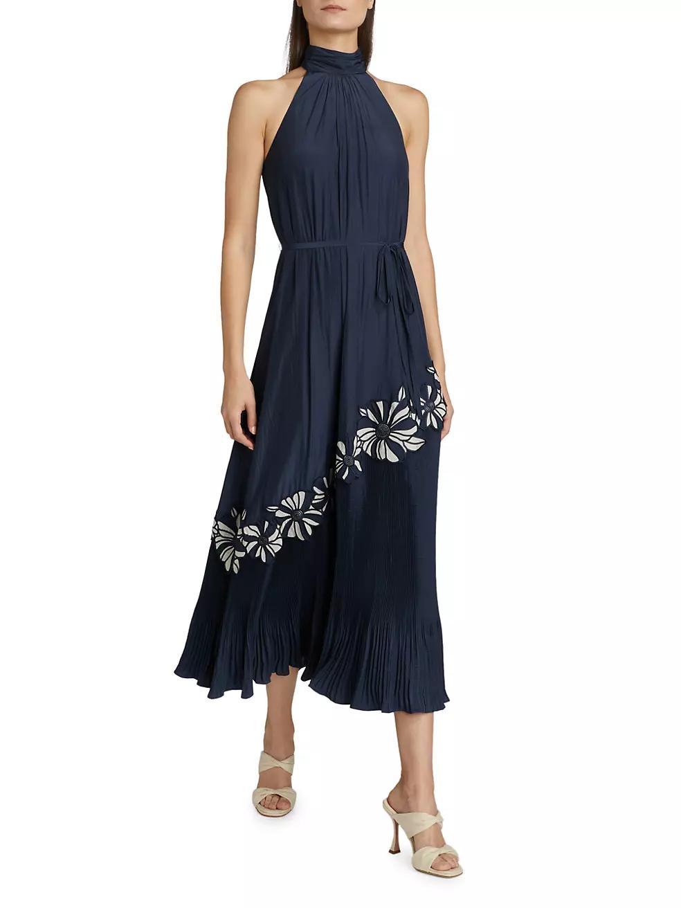 Eleah Halter Midi Dress Product Image