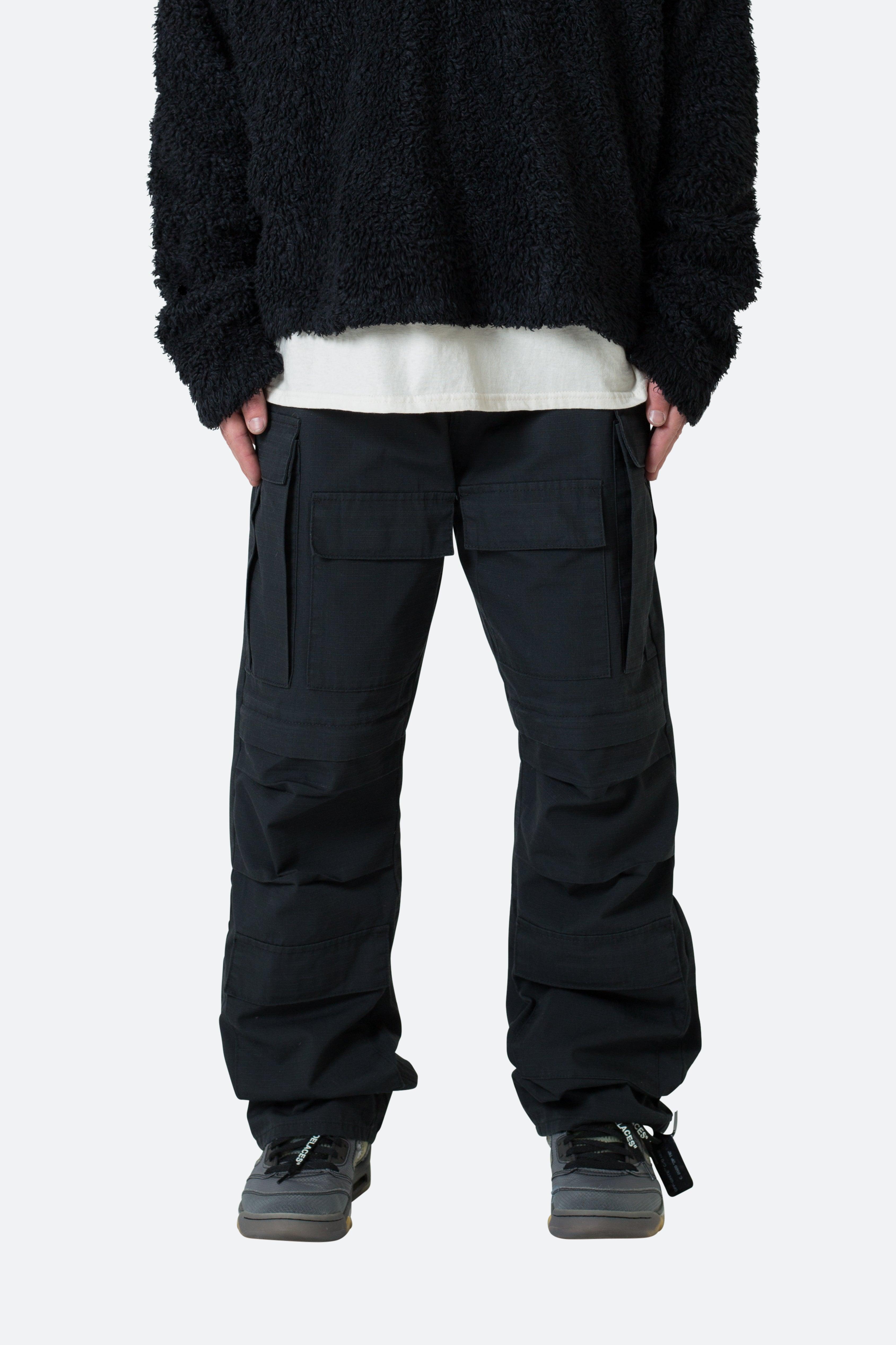 Ultra Baggy Cargo Pants - Black Product Image