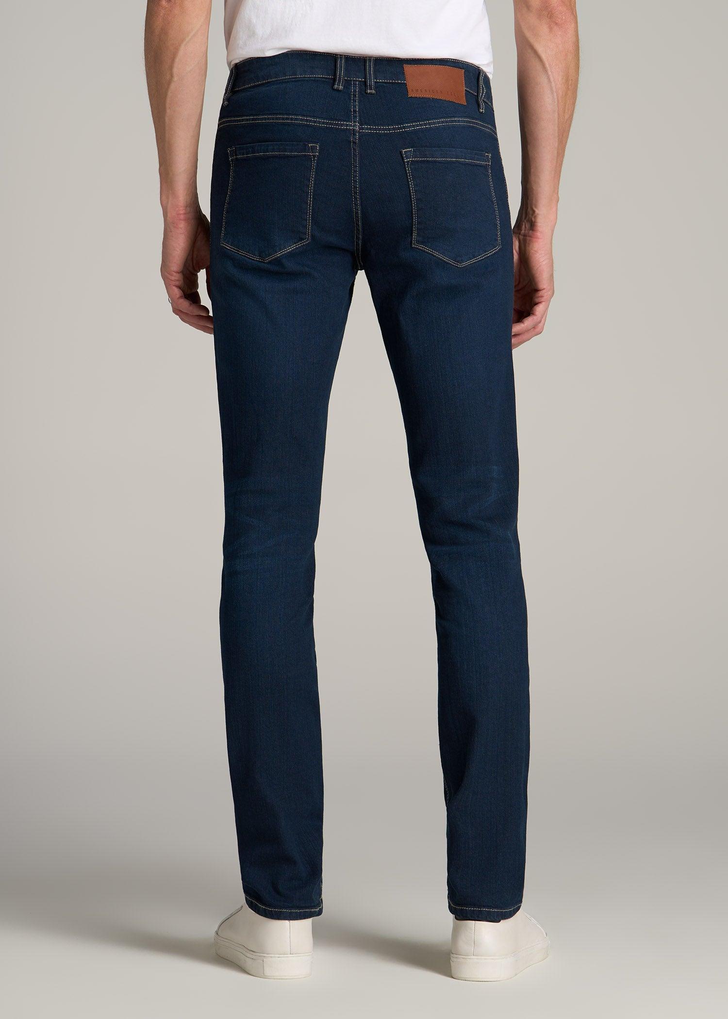 Carman TAPERED Jeans for Tall Men in Blue-Steel Product Image