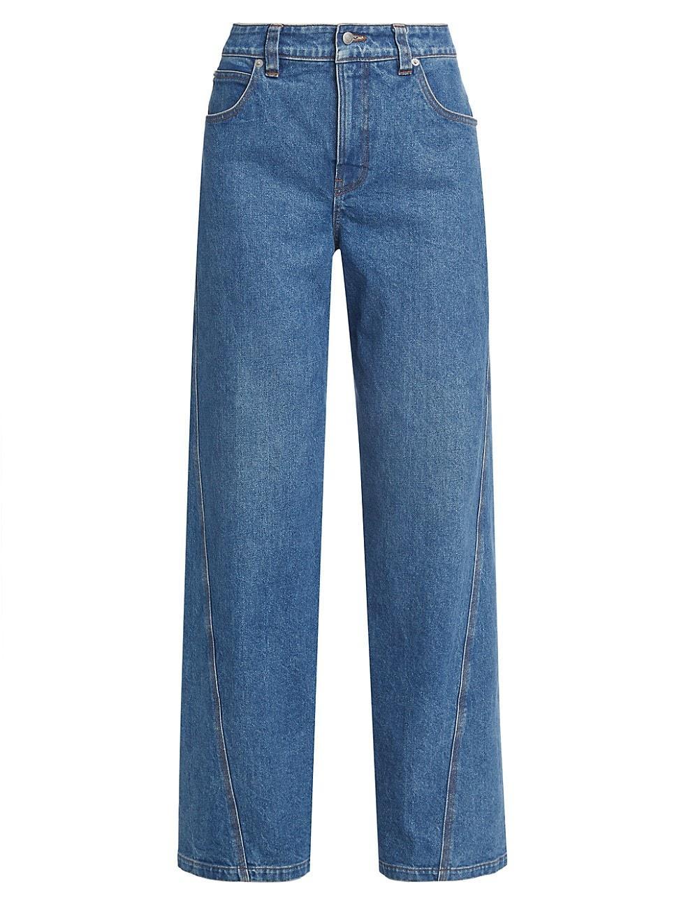 Womens Abbott Wide-Leg Jeans Product Image