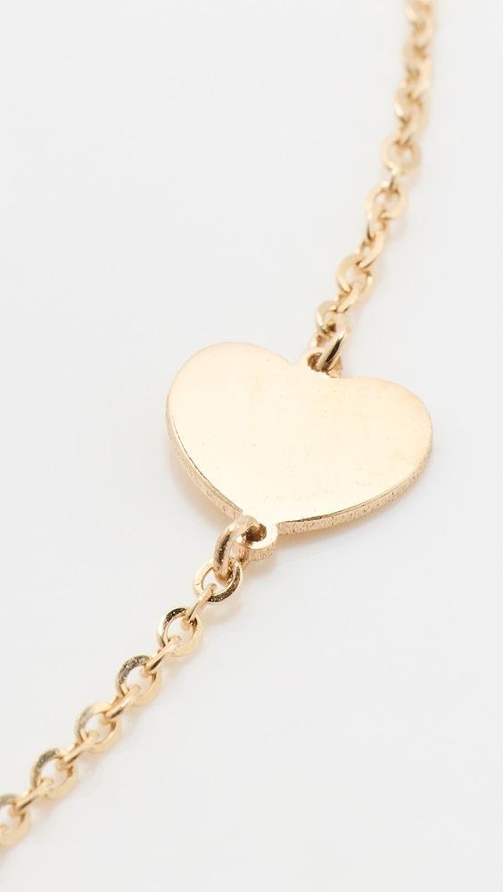 JIA JIA 14k Gold Heart Chain Bracelet | Shopbop Product Image