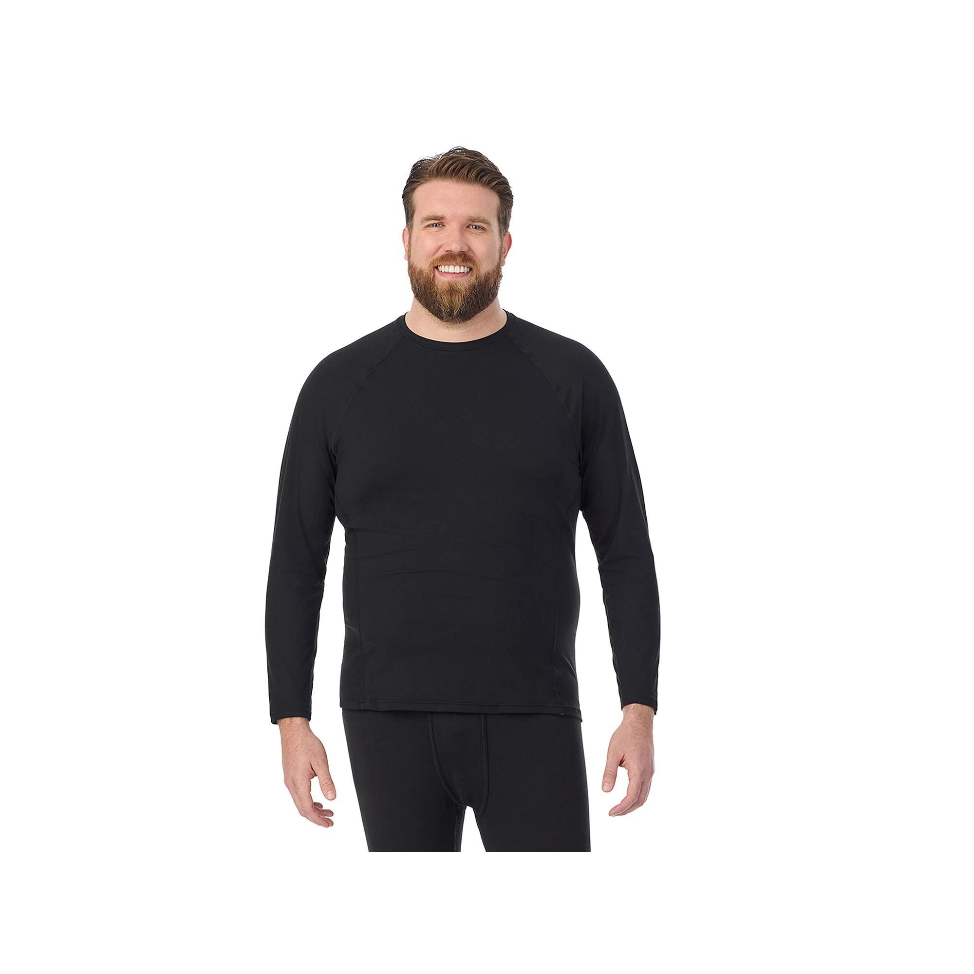 Big & Tall Cuddl Duds® Midweight ClimateSport Performance Base Layer Crew Top, Men's,  Product Image