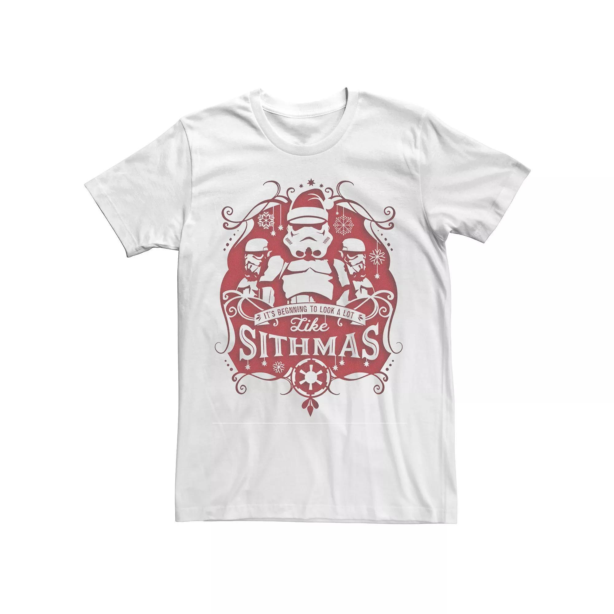 Men's Star Wars Stormtrooper "Sithmas" Graphic Tee,  Product Image