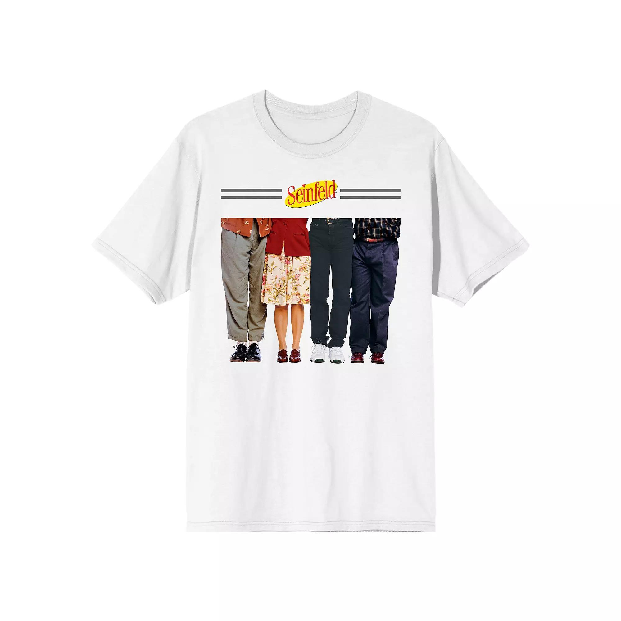 Men's Seinfeld Character Legs Tee, Size: Medium, White Product Image