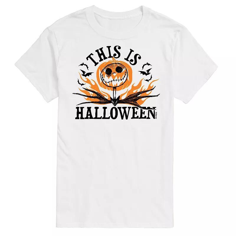 Disneys The Nightmare Before Christmas Mens Halloween Graphic Tee Product Image