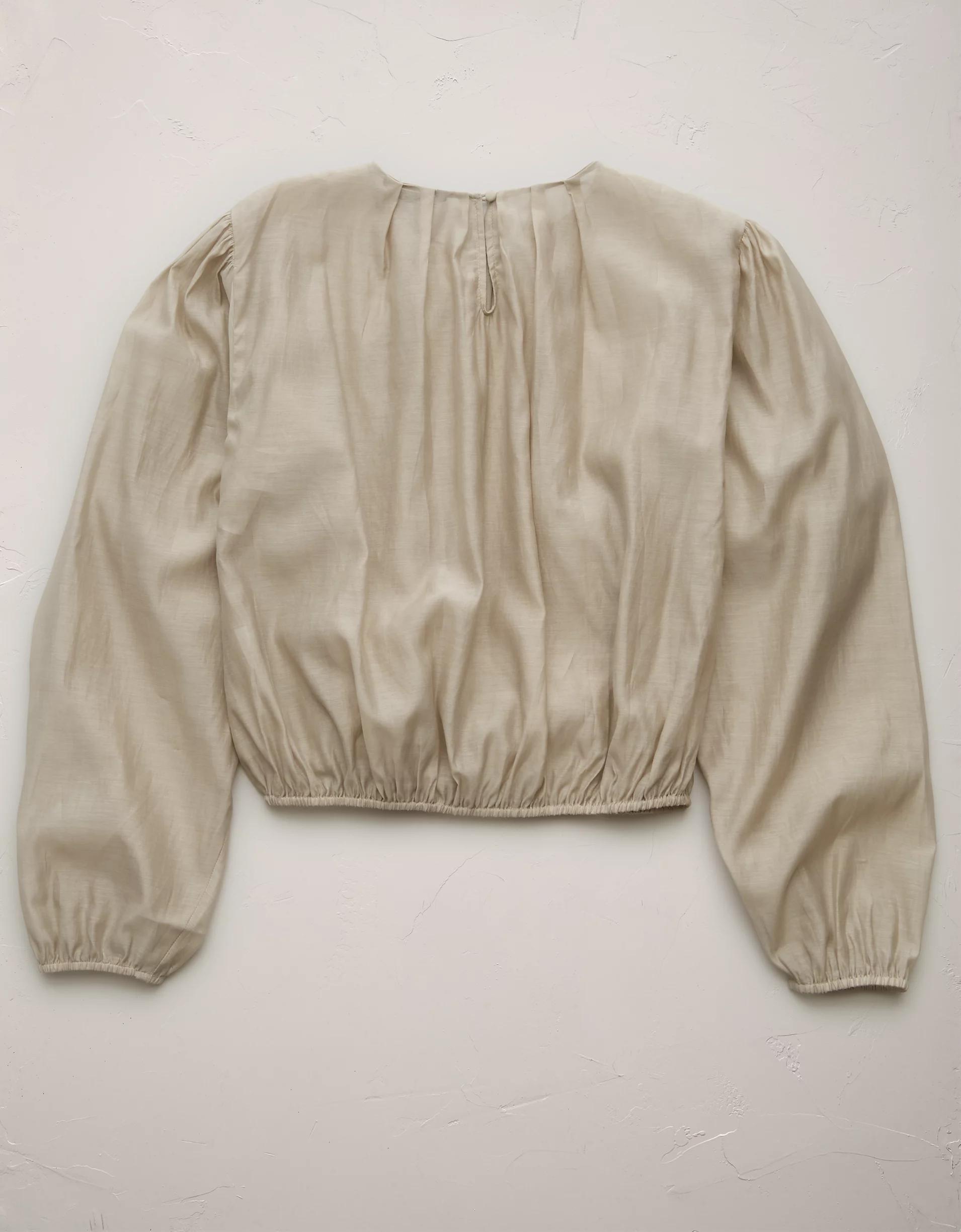 AE77 Premium Bubble Blouse Product Image