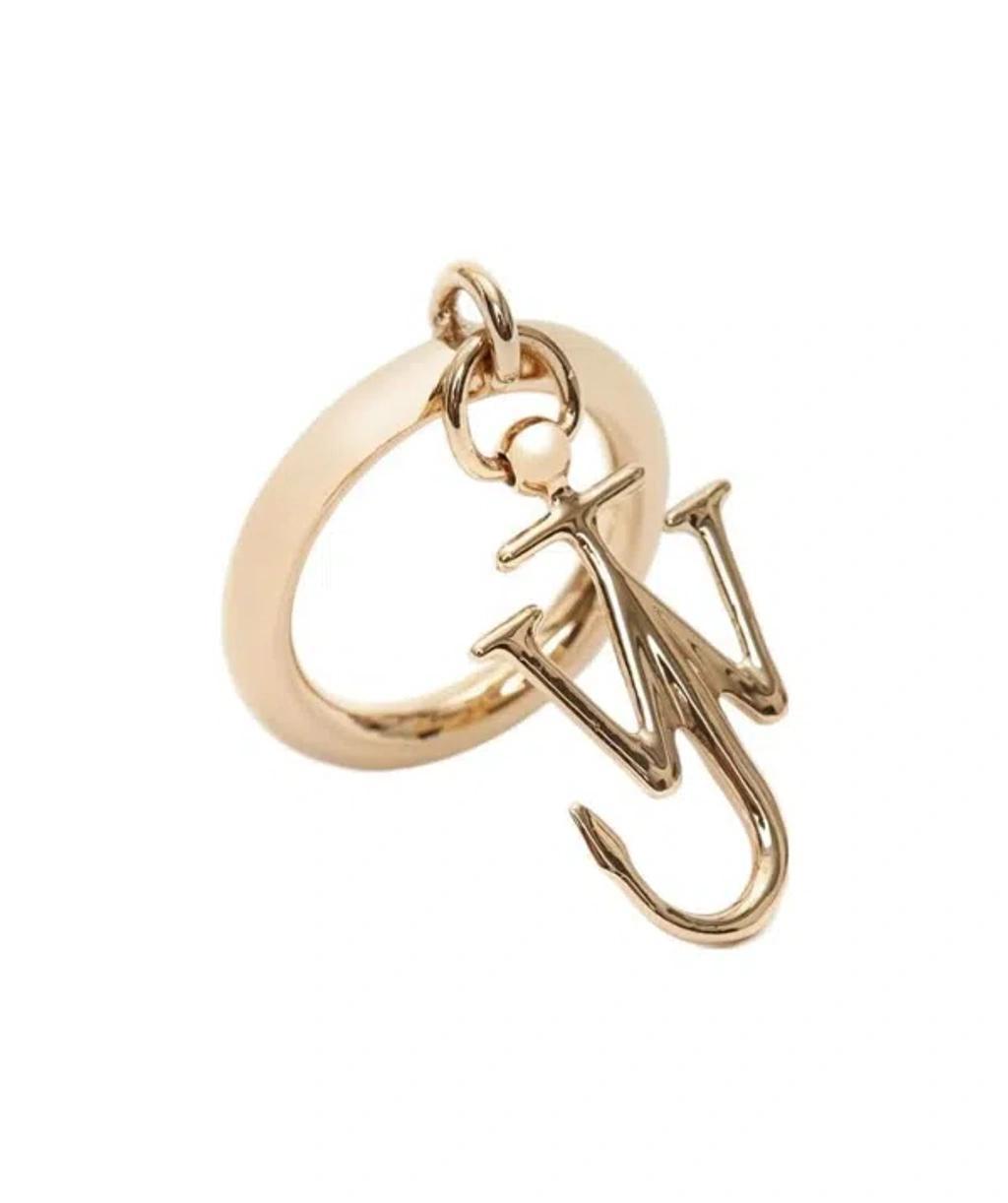 JW ANDERSON Jw Anchor Charm Ring In Nude Product Image